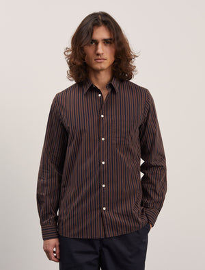 ANOTHER Shirt 3.0, Brown/Black Stripe