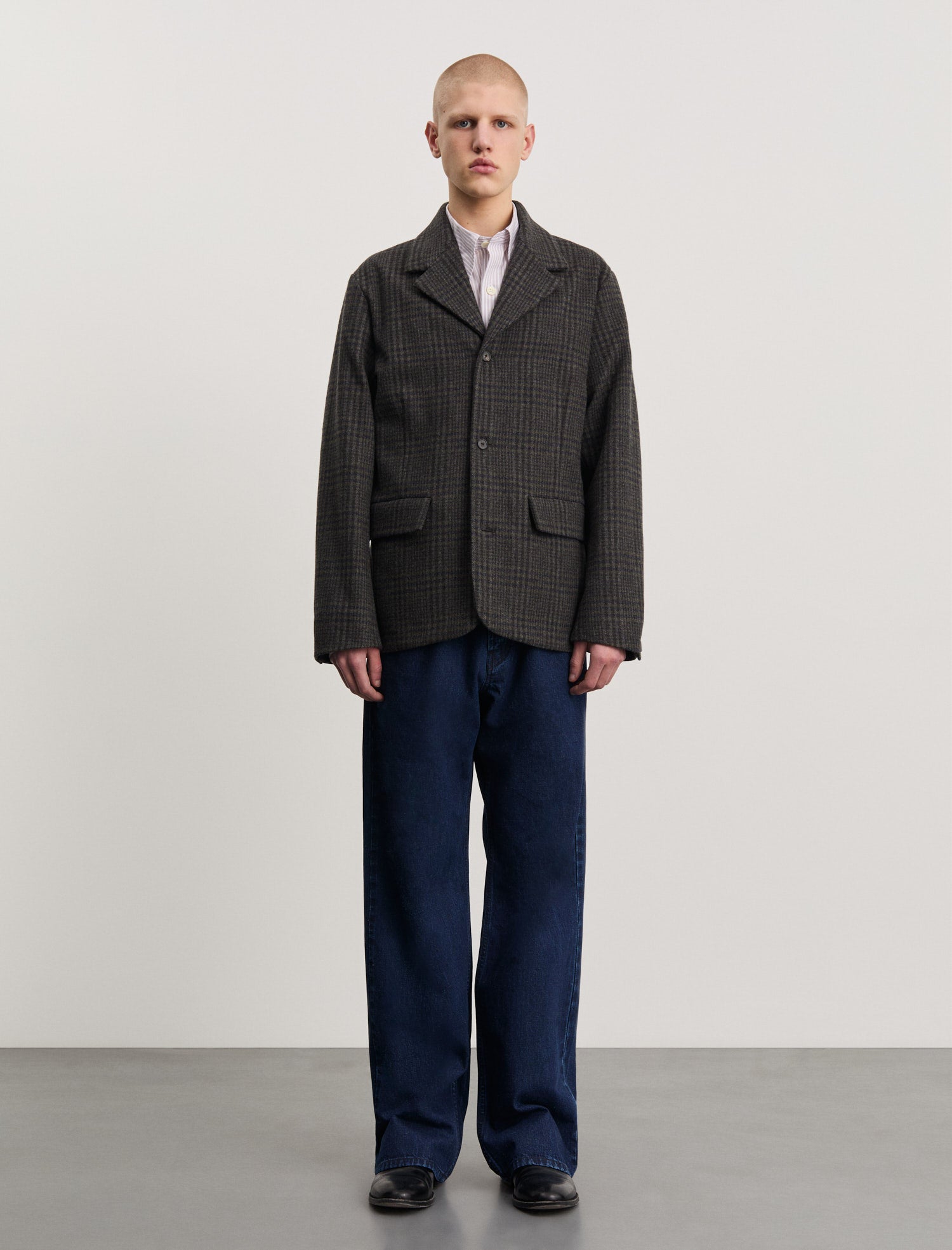 ANOTHER Jacket Grey/Black Tweed