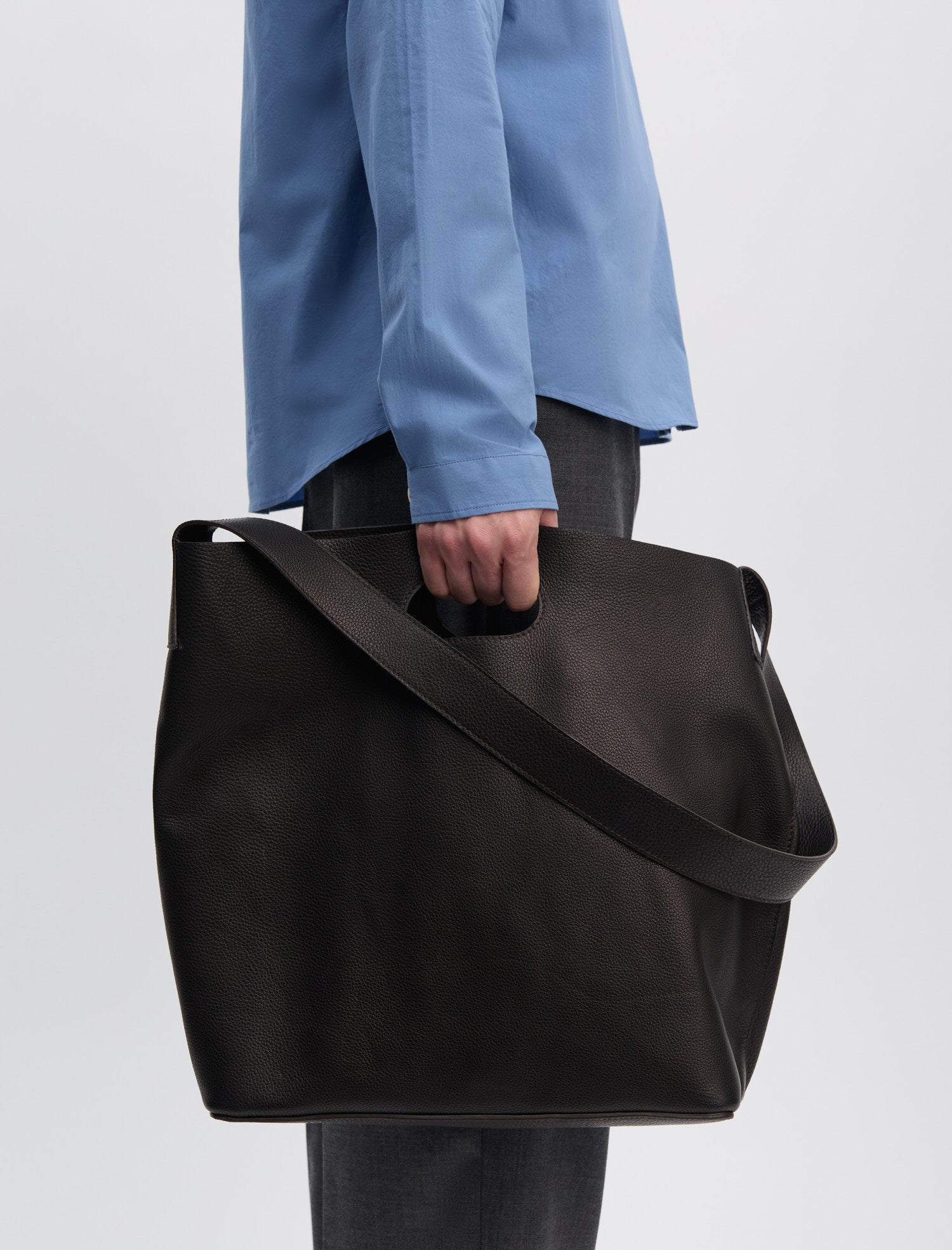 ANOTHER Leather Bag 1.0, Black - ANOTHER ASPECT