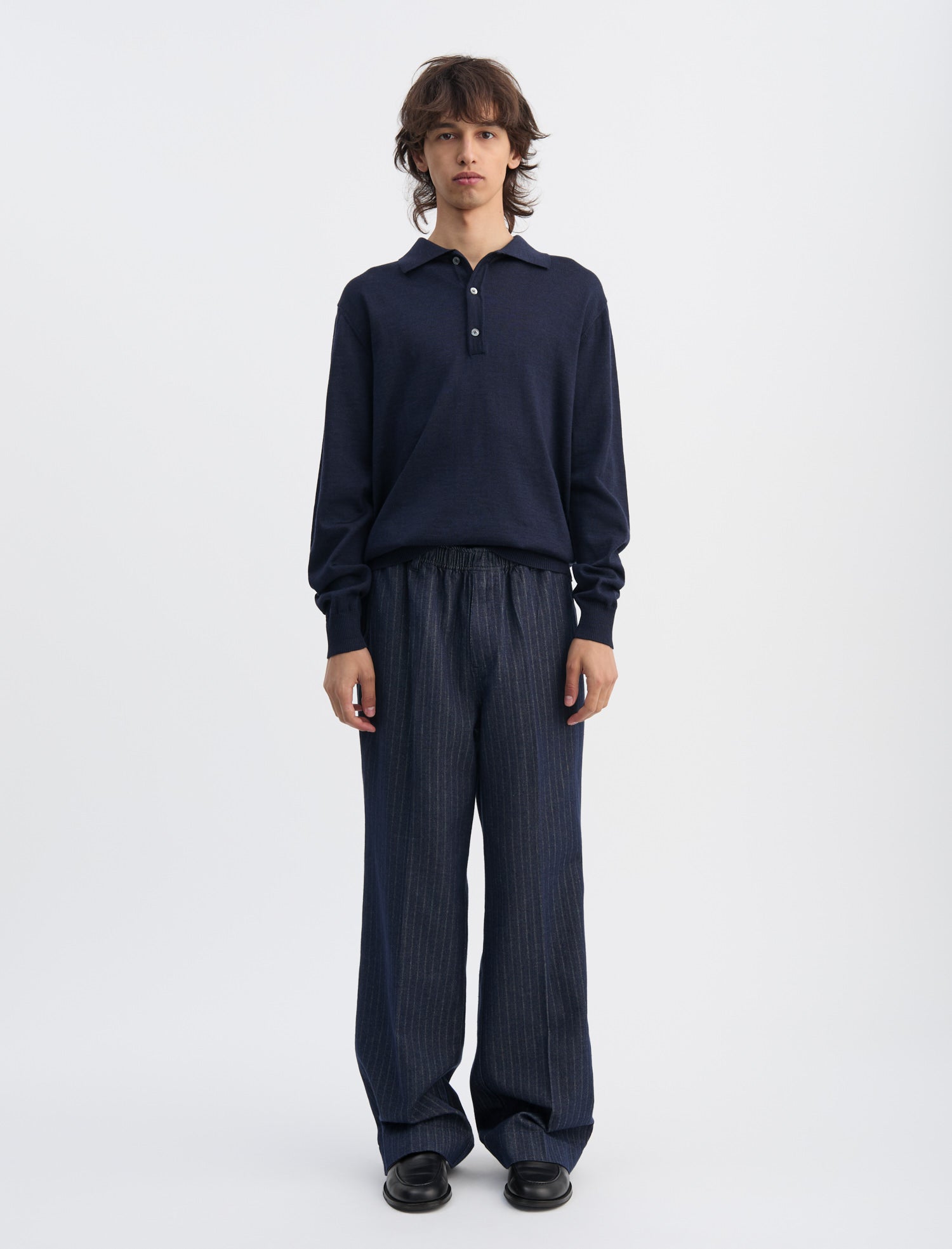 トップス another aspect polo shirts 2.0 navy ANOTHER Polo Shirt 2.0, Night Sky Navy - ANOTHER ASPECT