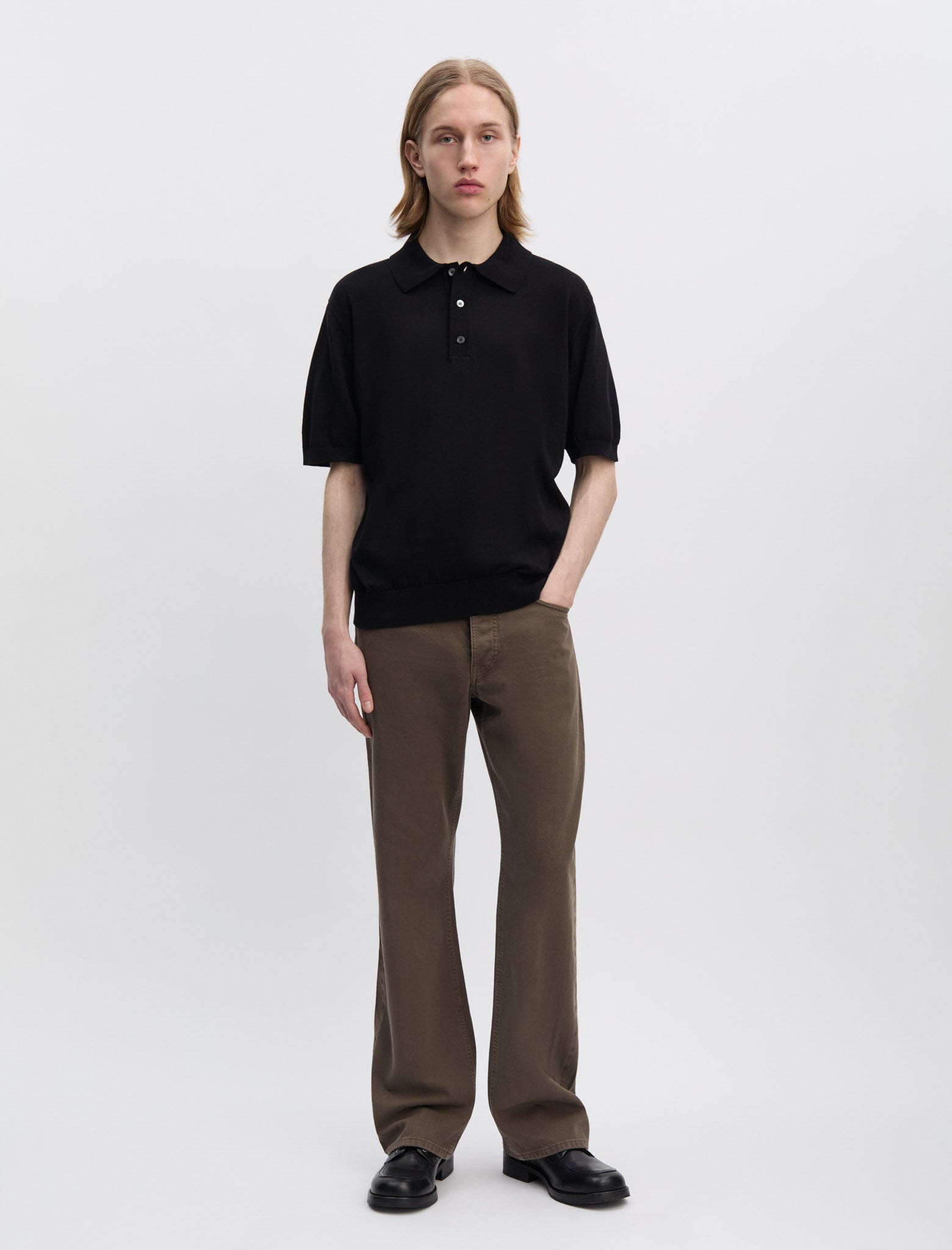 ANOTHER Polo Shirt 3.0, Black - ANOTHER ASPECT