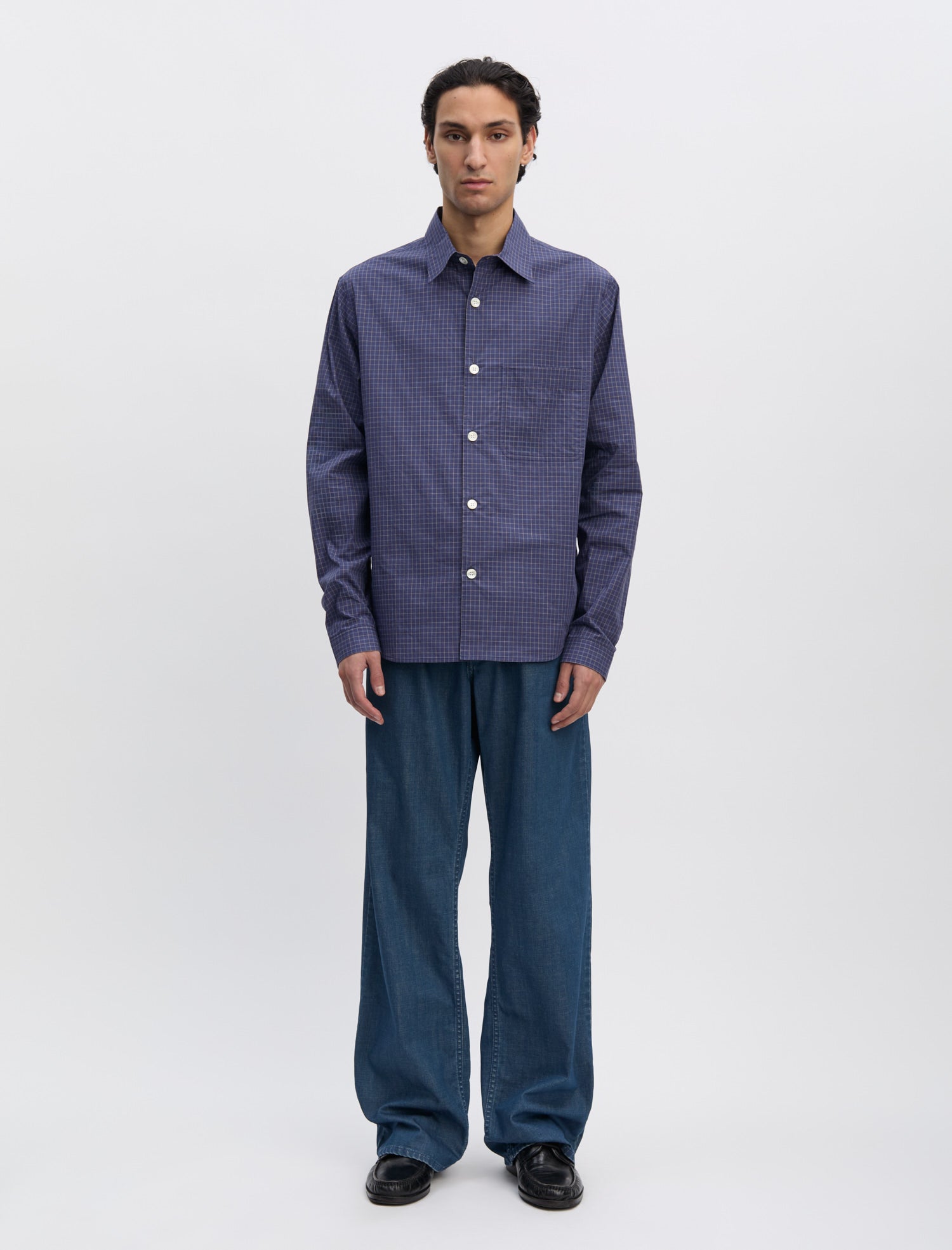 ANOTHER Shirt 4.0 JPN, Purple Check - ANOTHER ASPECT