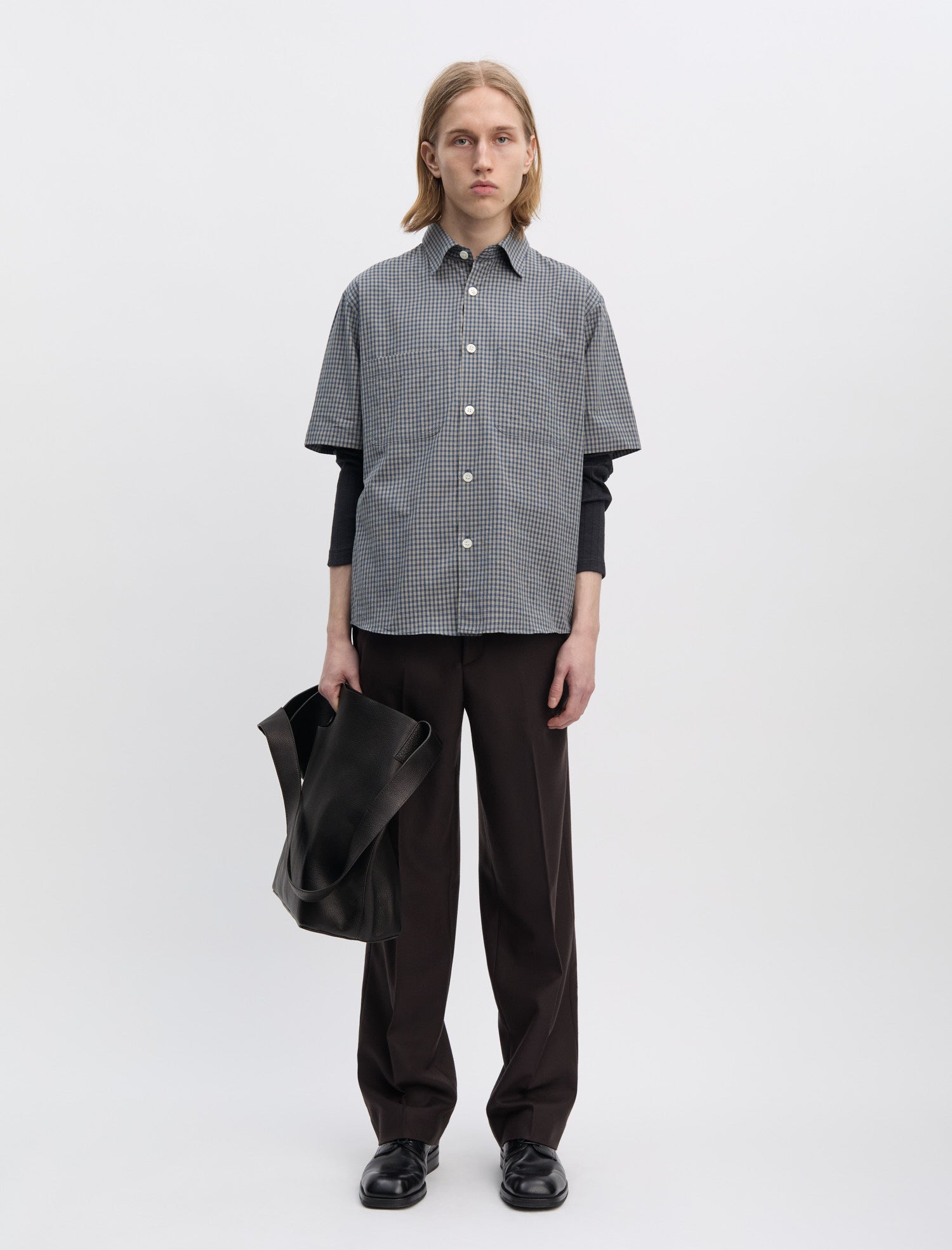 ANOTHER Shirt 4.1 JPN, Blue Check - ANOTHER ASPECT