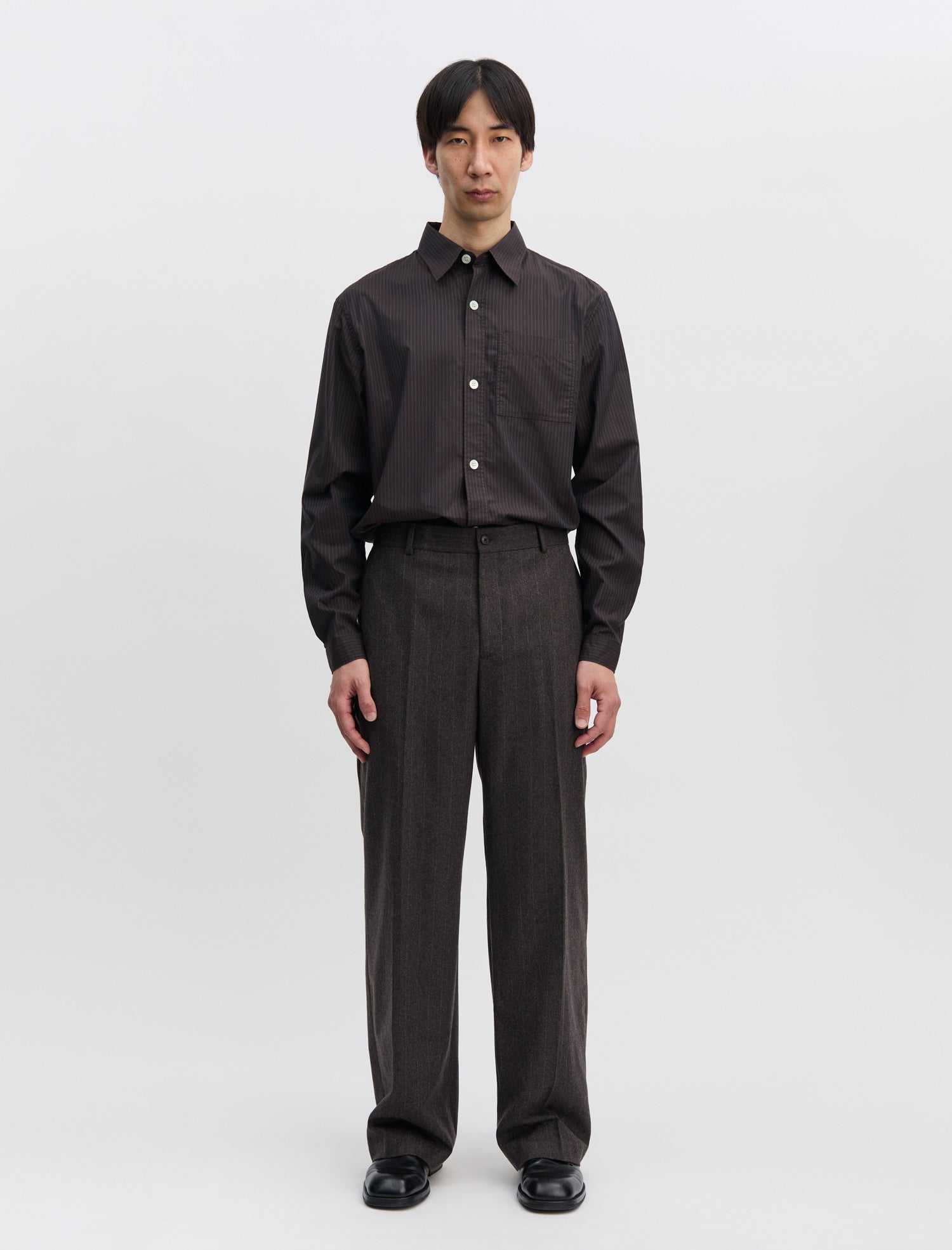 ANOTHER ASPECT - ANOTHER Suit Pants 2.0, Brown Stripe