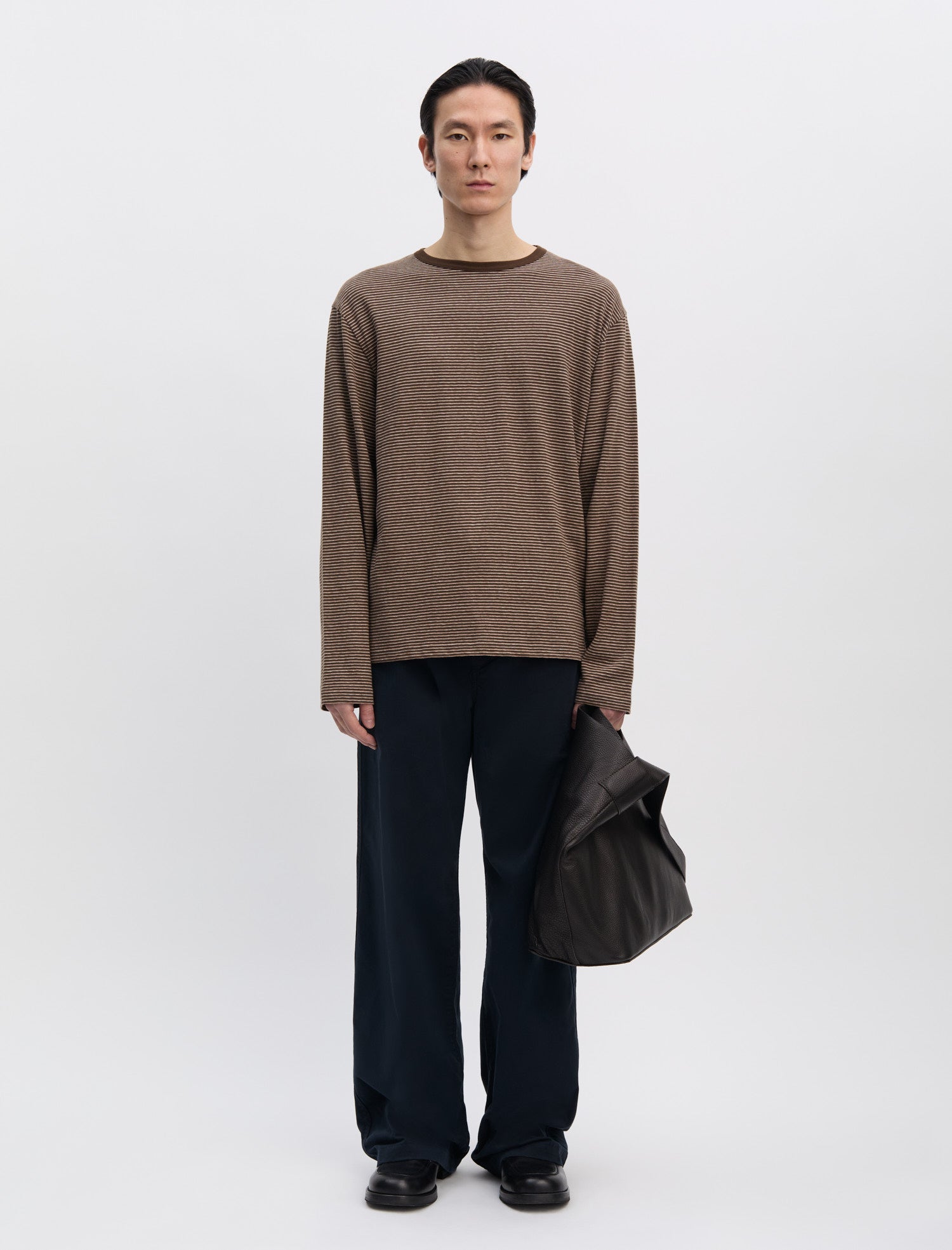 ANOTHER T-Shirt 3.0 JPN, Brown Stripe - ANOTHER ASPECT
