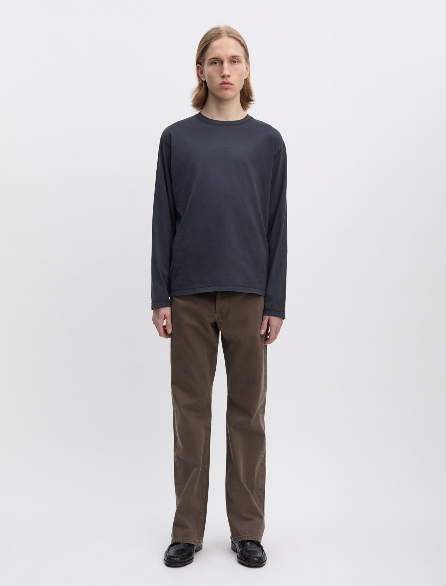 ANOTHER T-Shirt 3.0, Navy/Brown - ANOTHER ASPECT