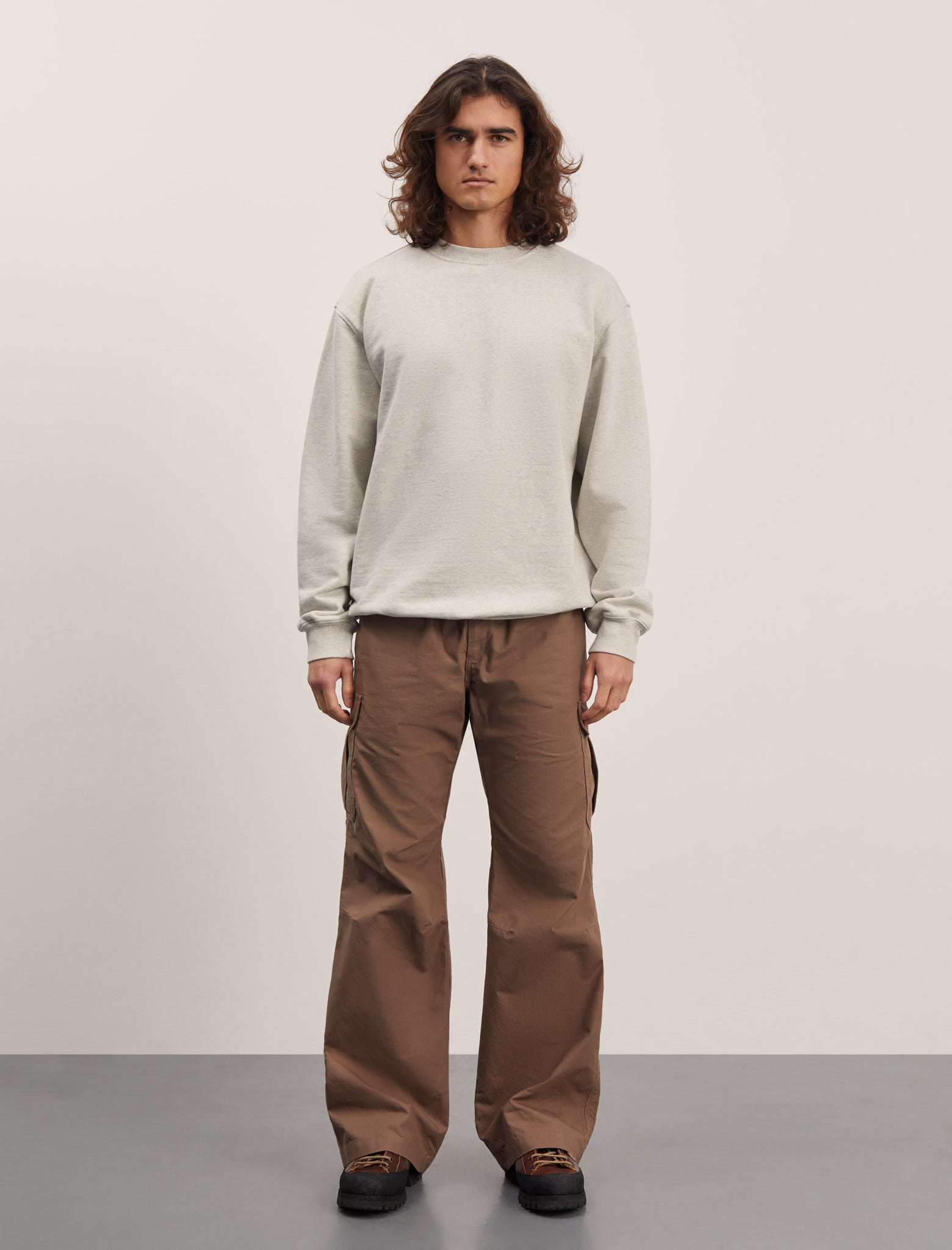 ANOTHER Sweatshirt 1.0 Light Grey Melange ANOTHER ASPECT
