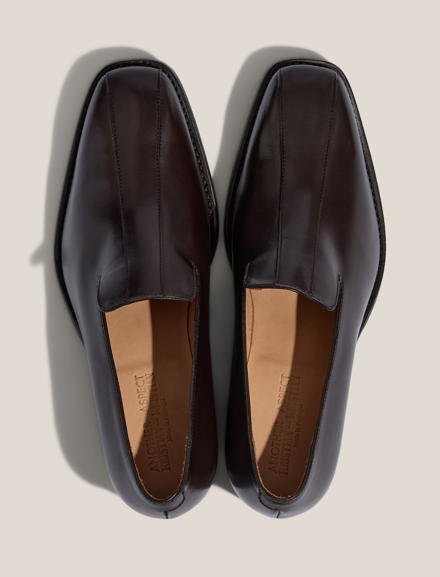 Kristian-Kristian, Pedestrian Loafer, Full Marron Fonce