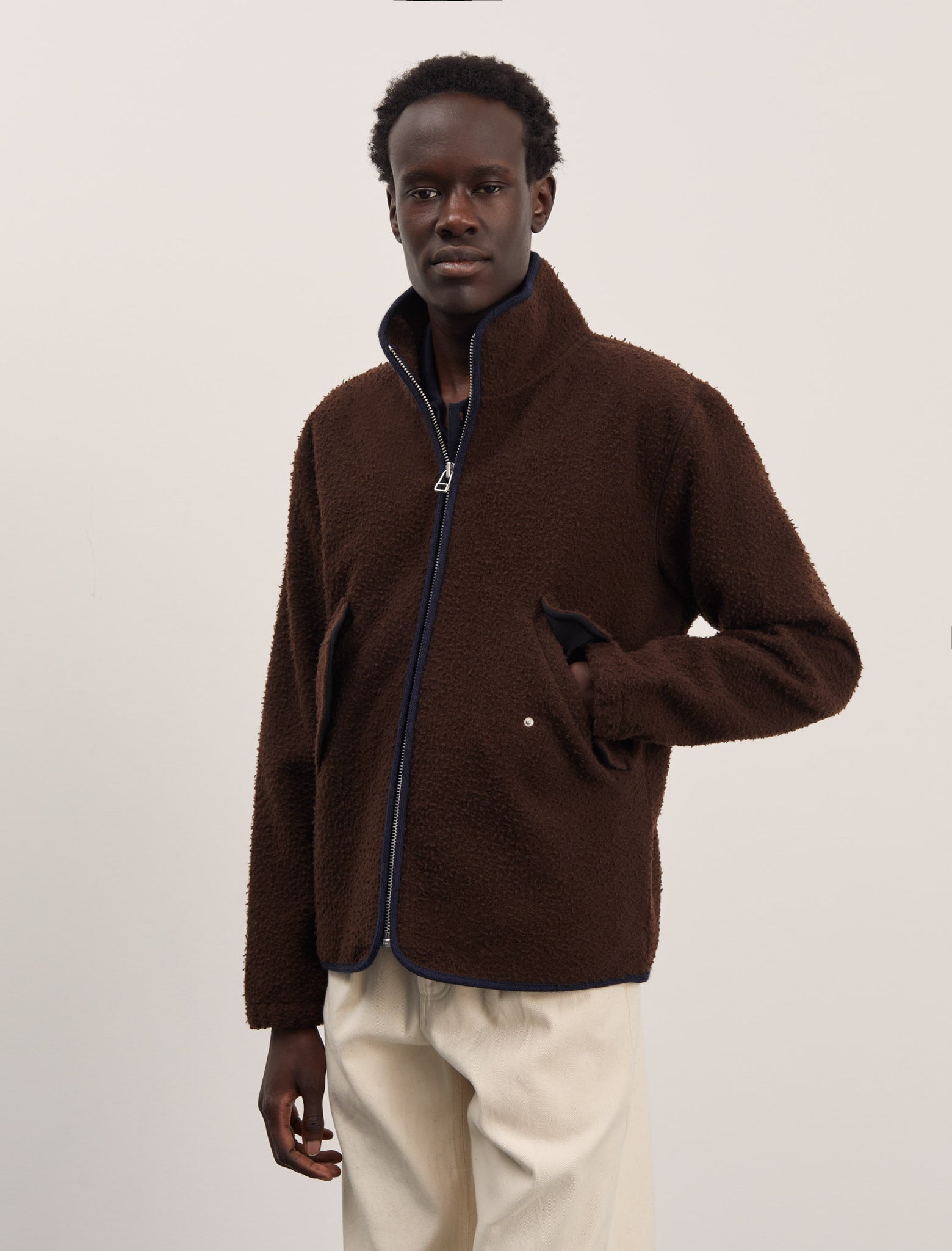 A fleece jacket on sale