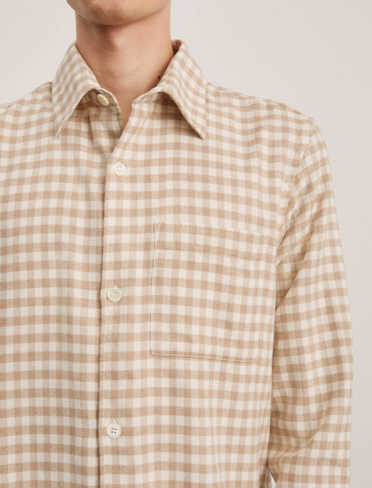 ANOTHER Shirt 4.0, Light Beige Stripe