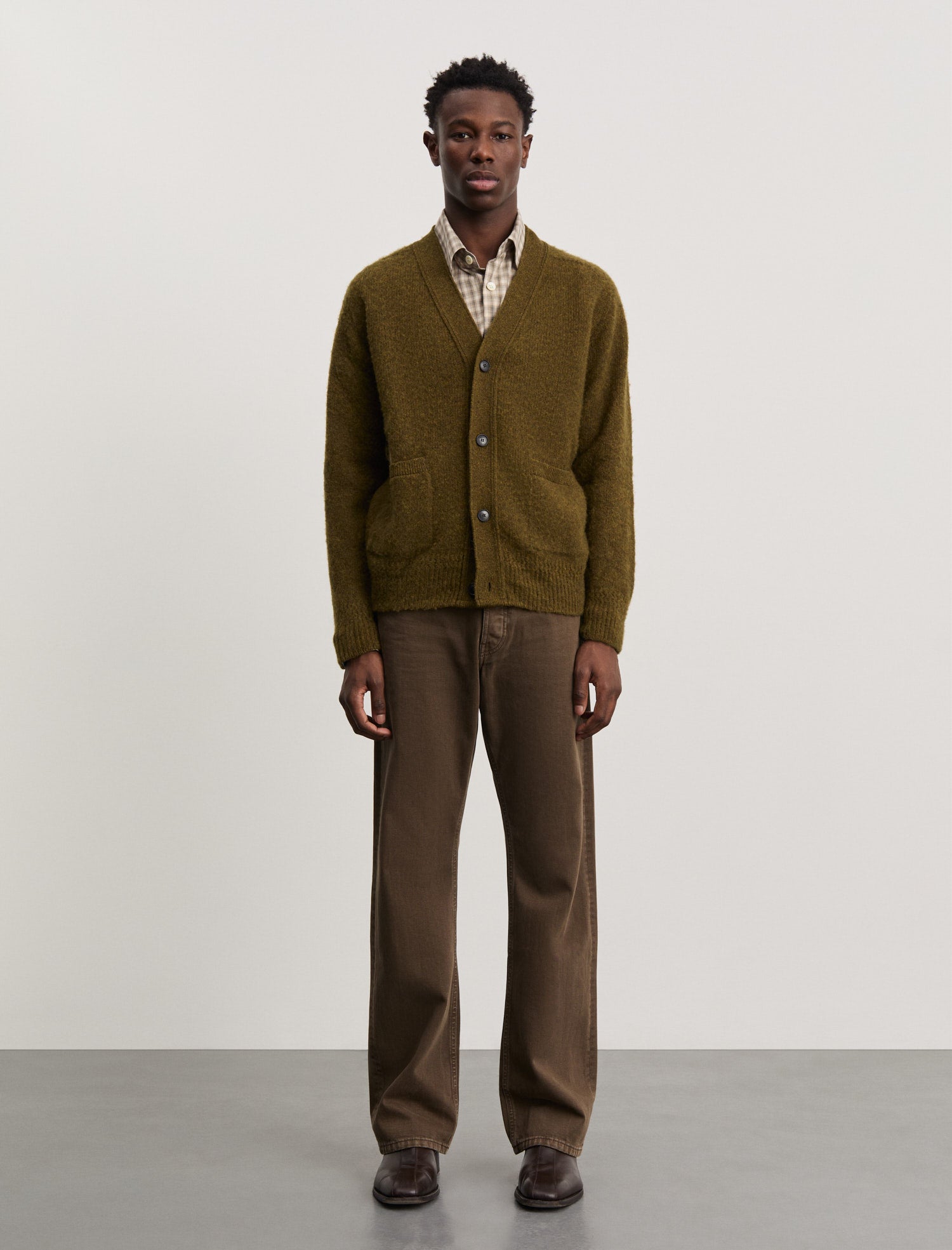 ANOTHER Cardigan 1.0, Dark Olive