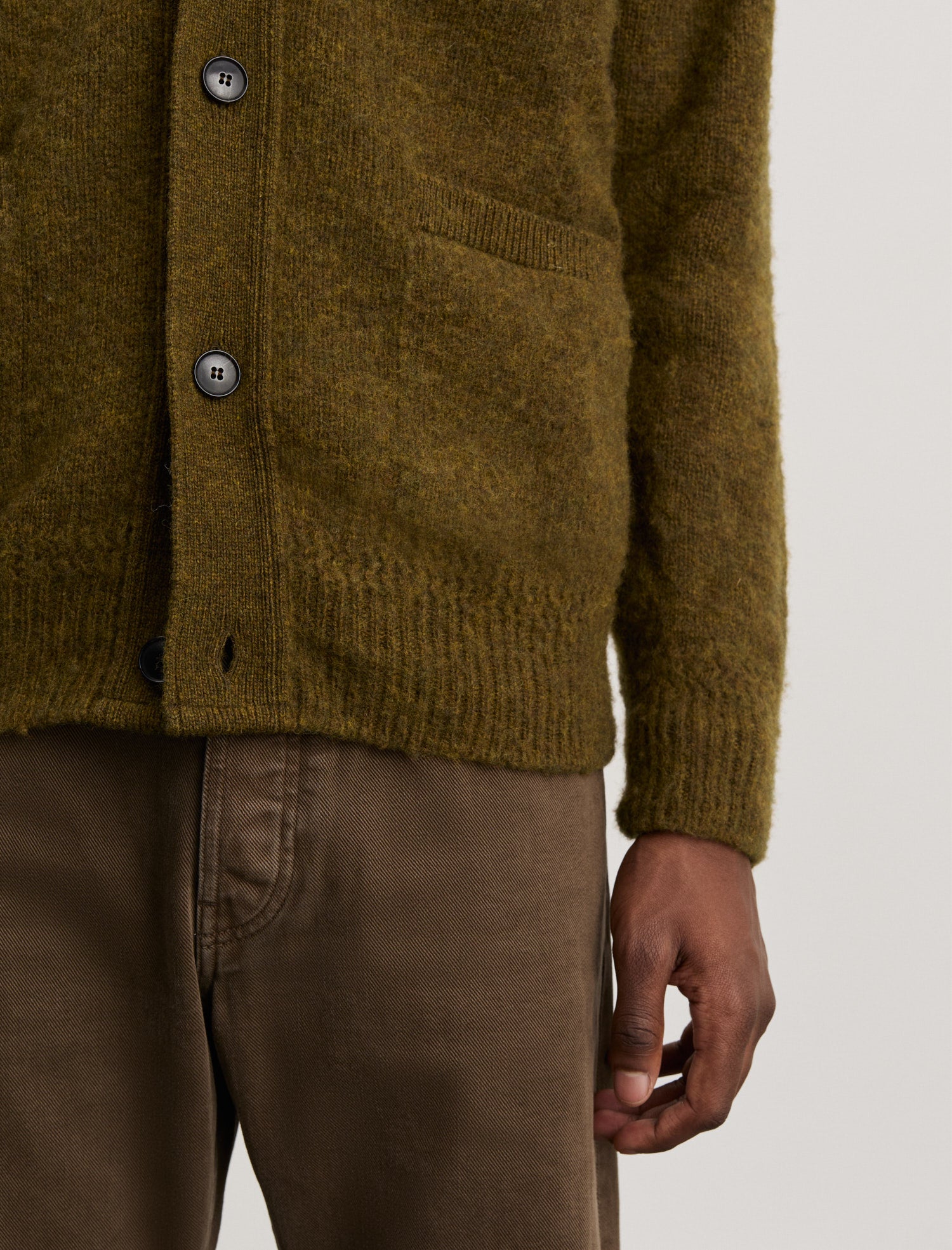ANOTHER Cardigan 1.0, Dark Olive