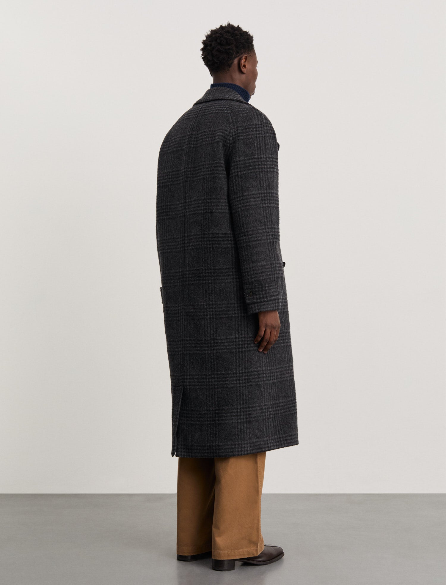 ANOTHER Coat 3.0, Grey Black Tartan