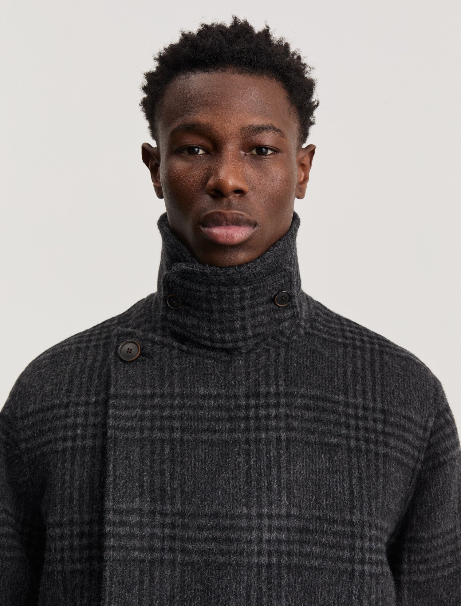 ANOTHER Coat 3.0, Grey Black Tartan