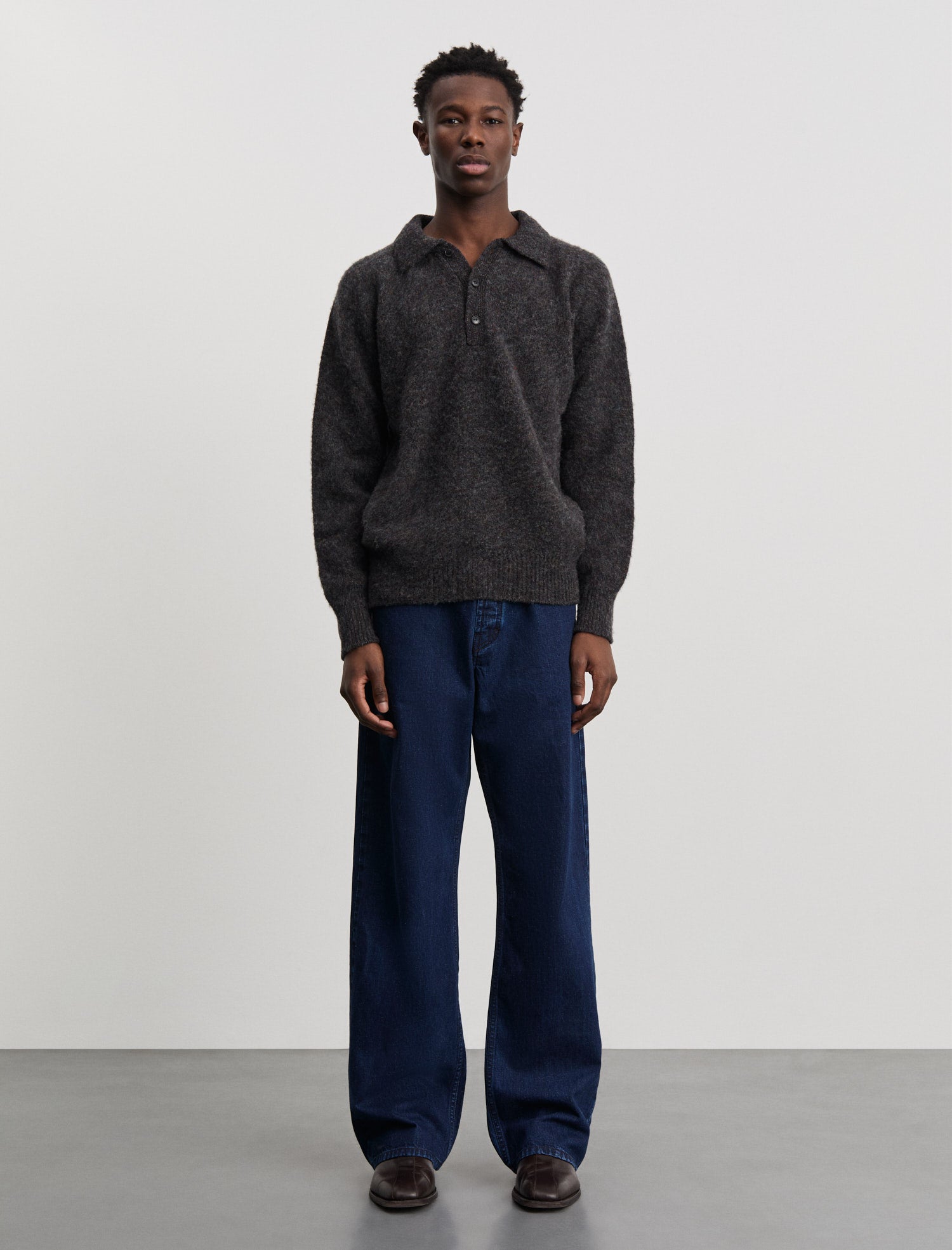 ANOTHER Polo Shirt 4.0, Grey Melange