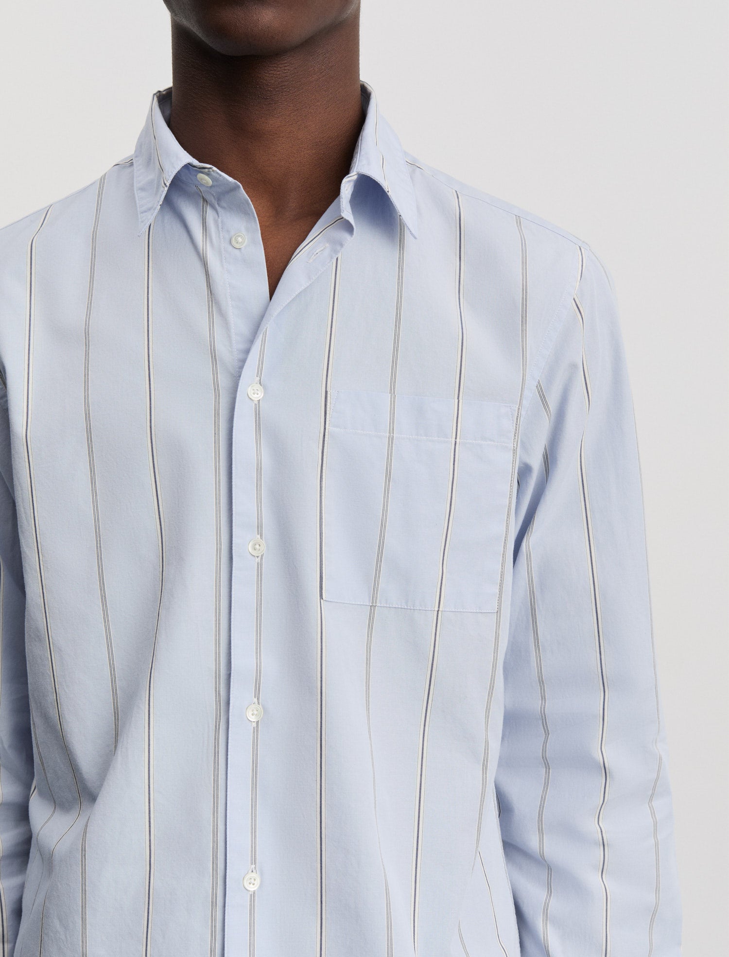 ANOTHER Shirt 3.0, Blue/Navy Stripe