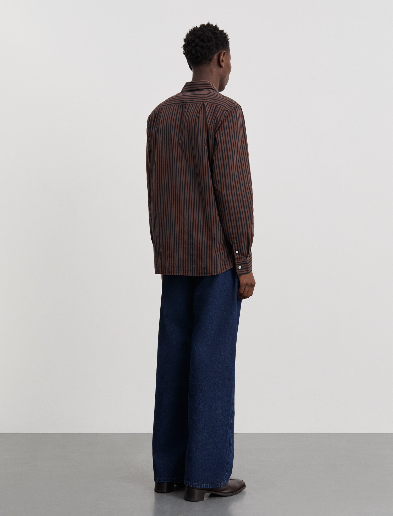 ANOTHER Shirt 3.0, Brown/Black Stripe