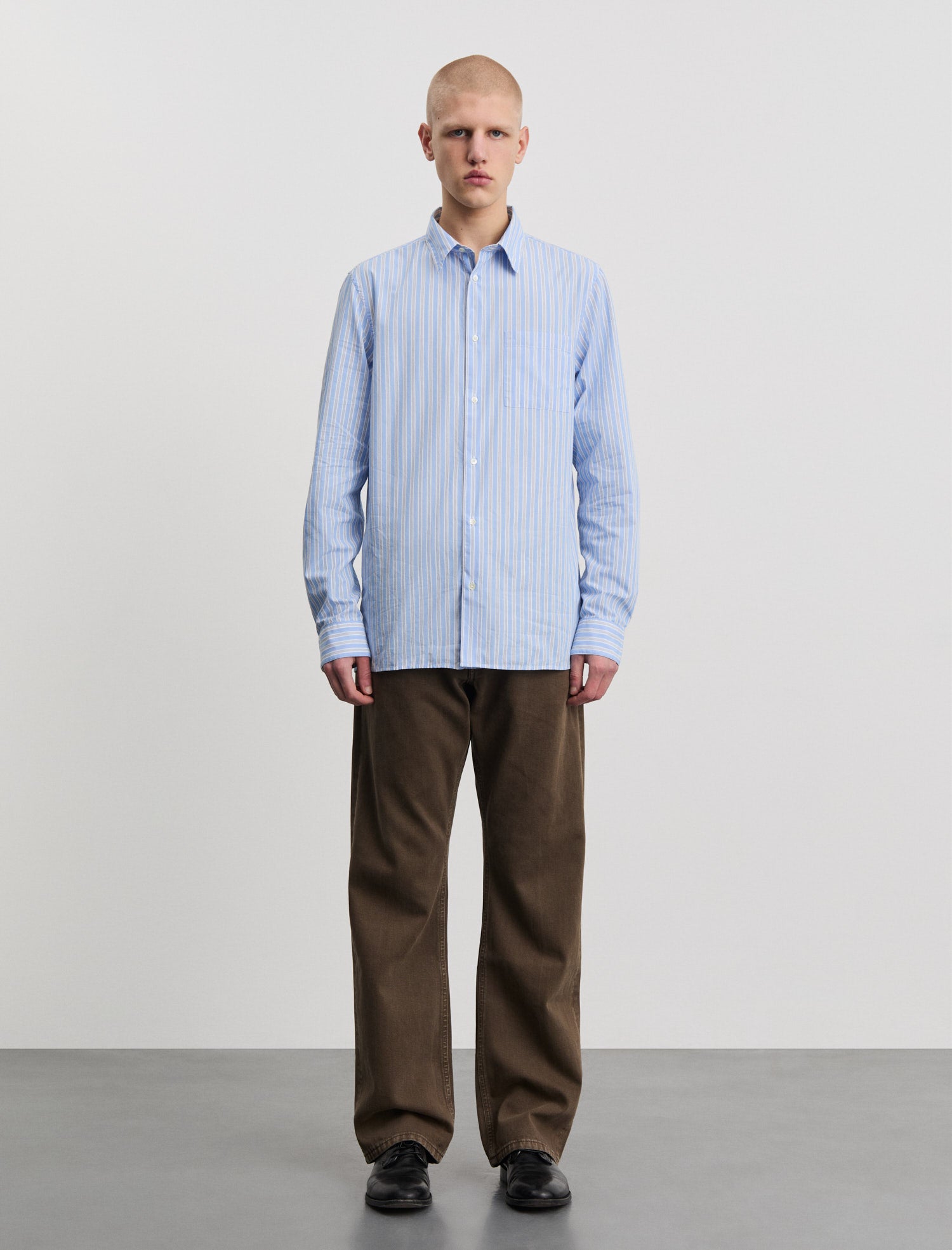 ANOTHER Shirt 3.0, Light Blue Stripe