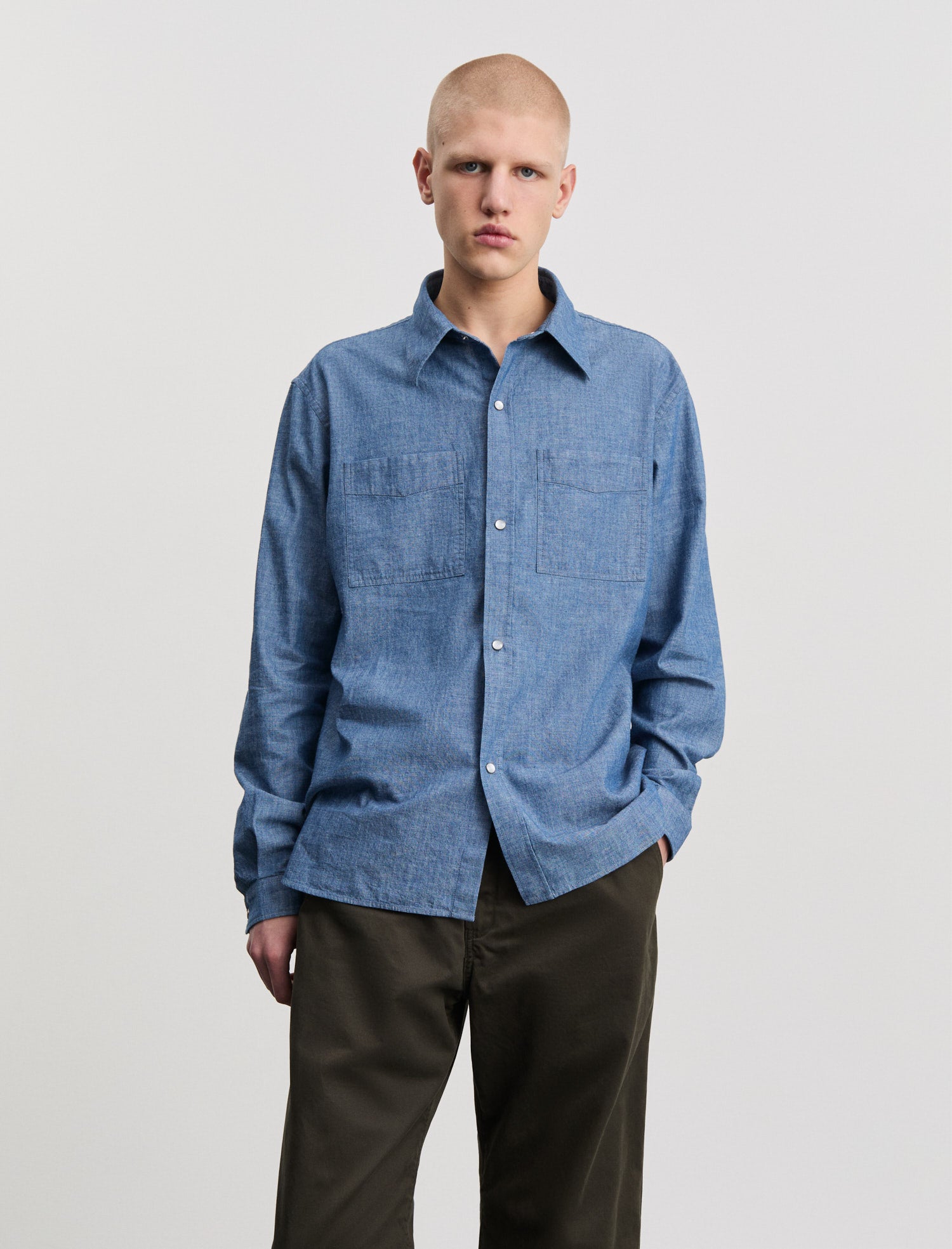 ANOTHER Shirt 5.0, Blue Chambray