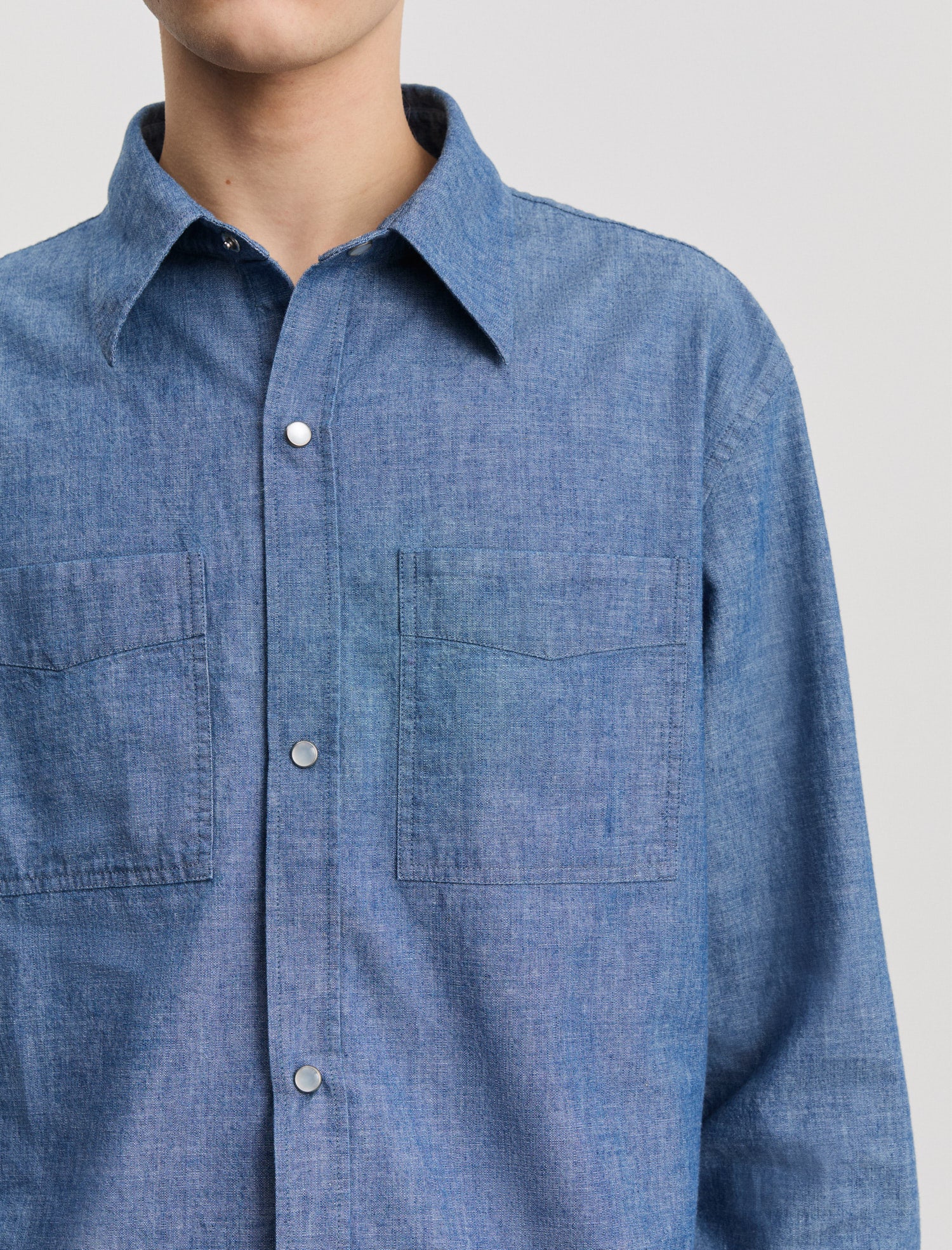 ANOTHER Shirt 5.0, Blue Chambray