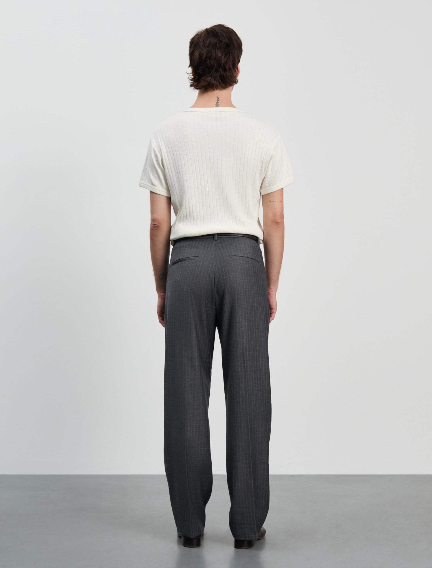 ANOTHER Pants 1.0, Grey Pinstripe