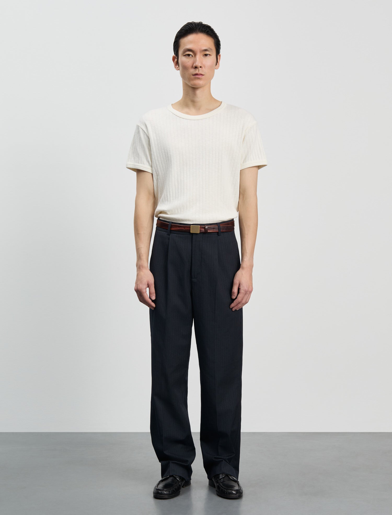 ANOTHER Pants 1.0, Navy Pinstripe