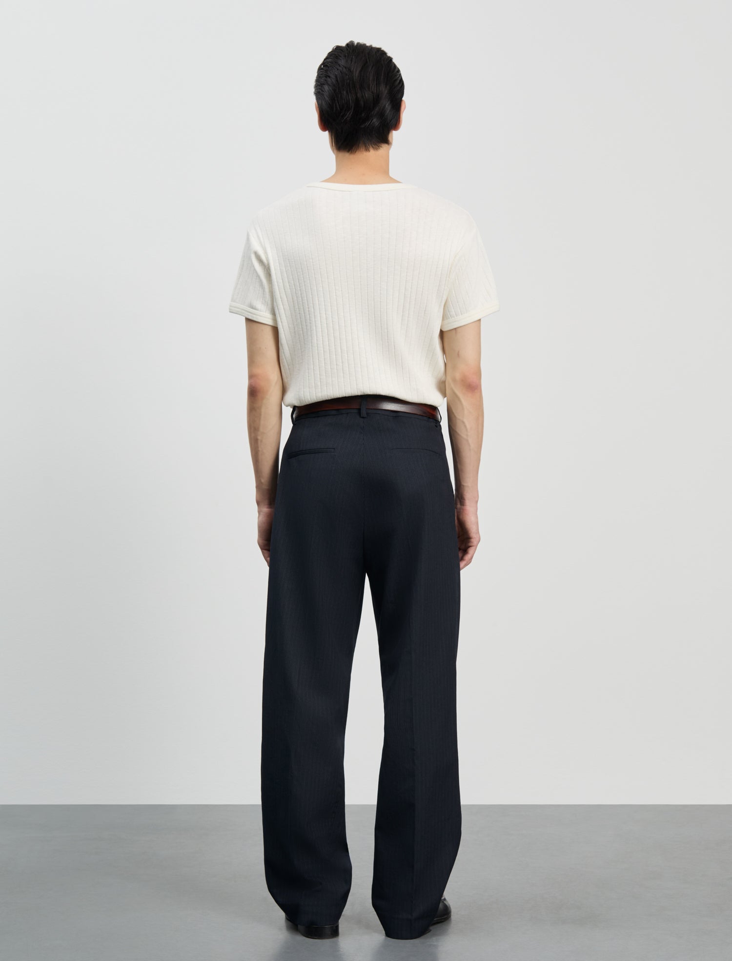 ANOTHER Pants 1.0, Navy Pinstripe