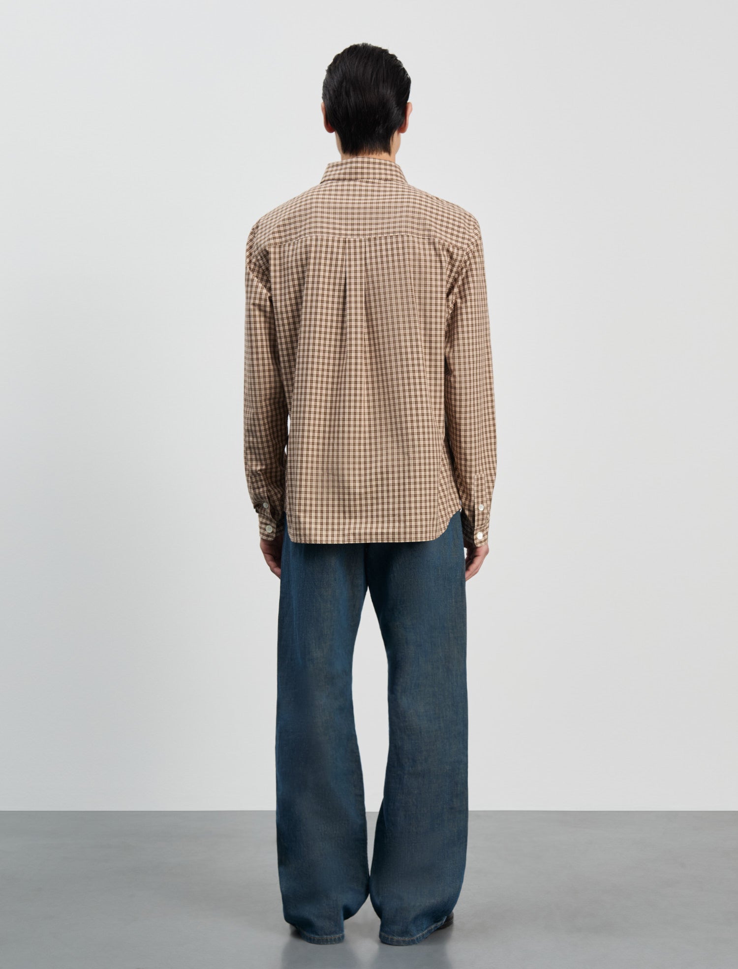 ANOTHER Shirt 4.0, Beige/Brown Check