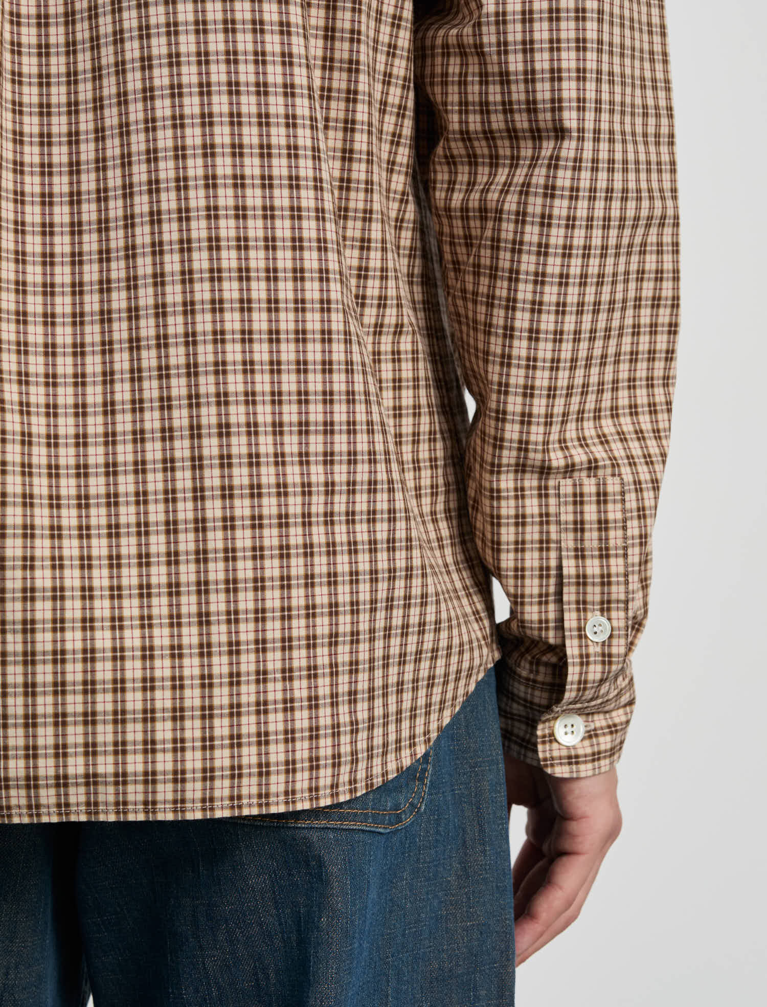 ANOTHER Shirt 4.0, Beige/Brown Check