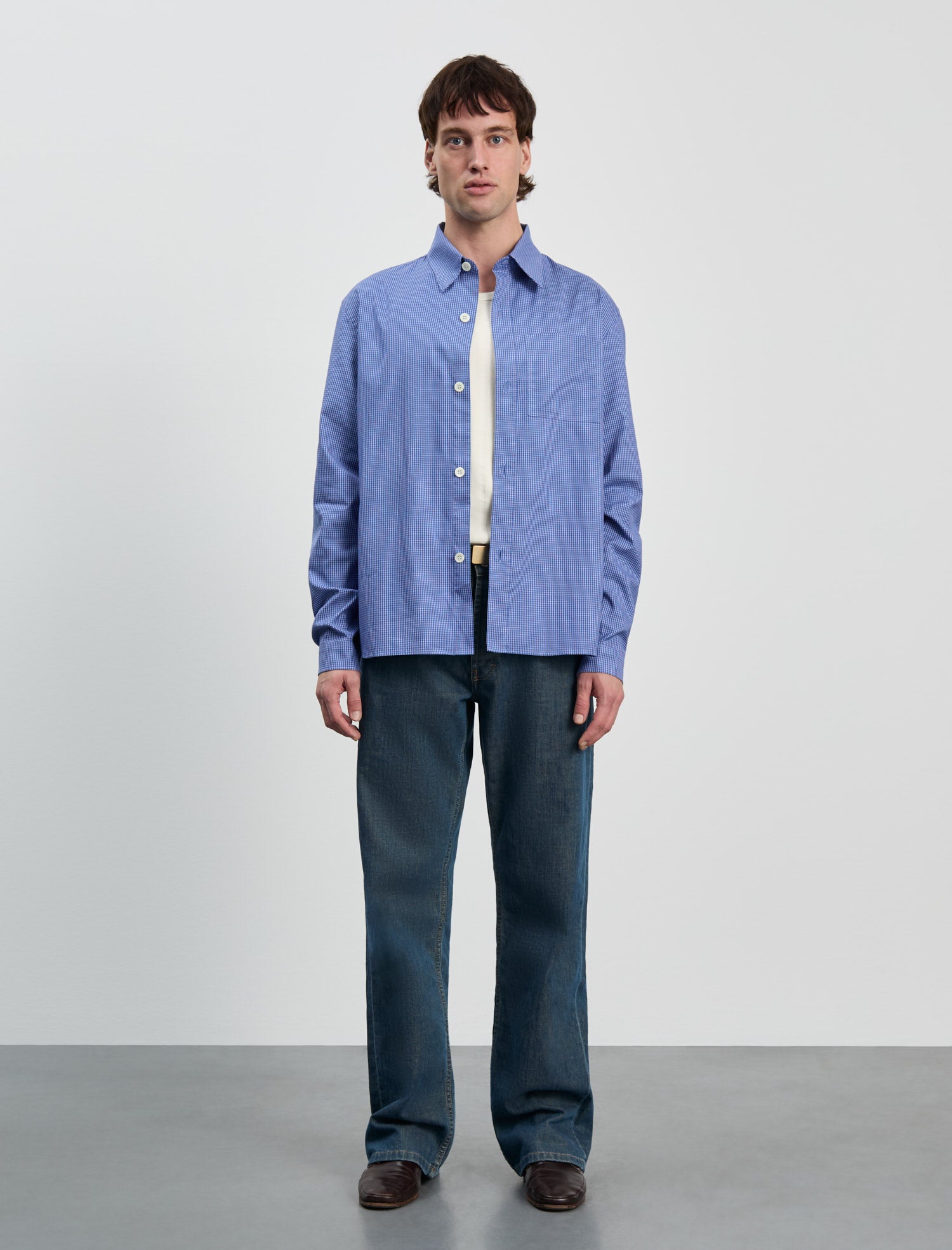 ANOTHER Shirt 4.0, Blue/White Check