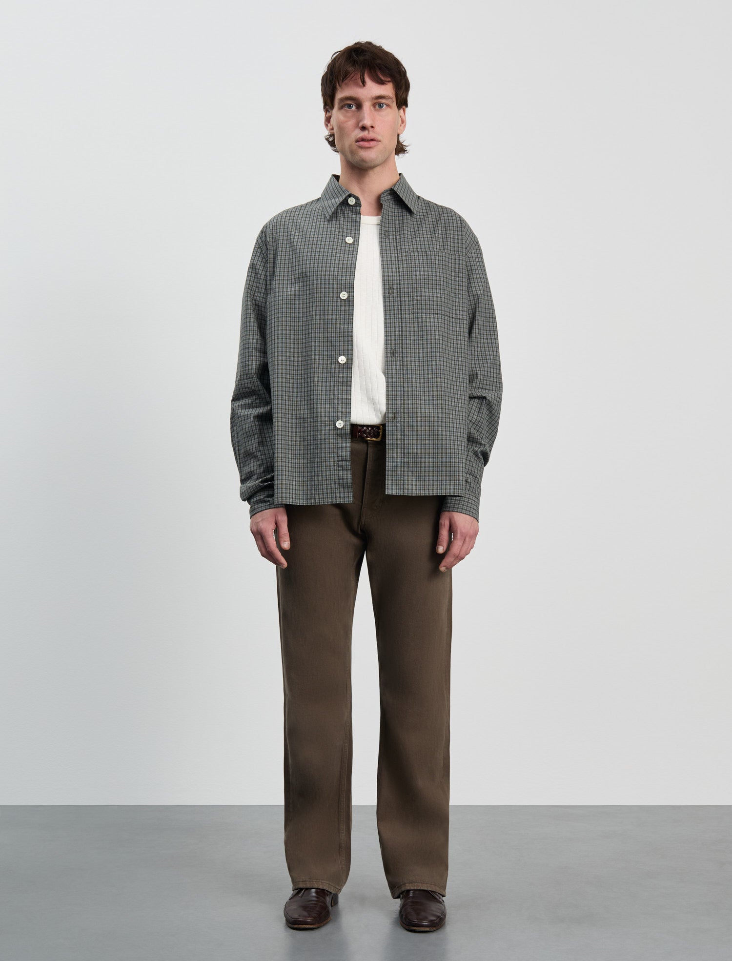 ANOTHER Shirt 4.0, Green/Grey Check