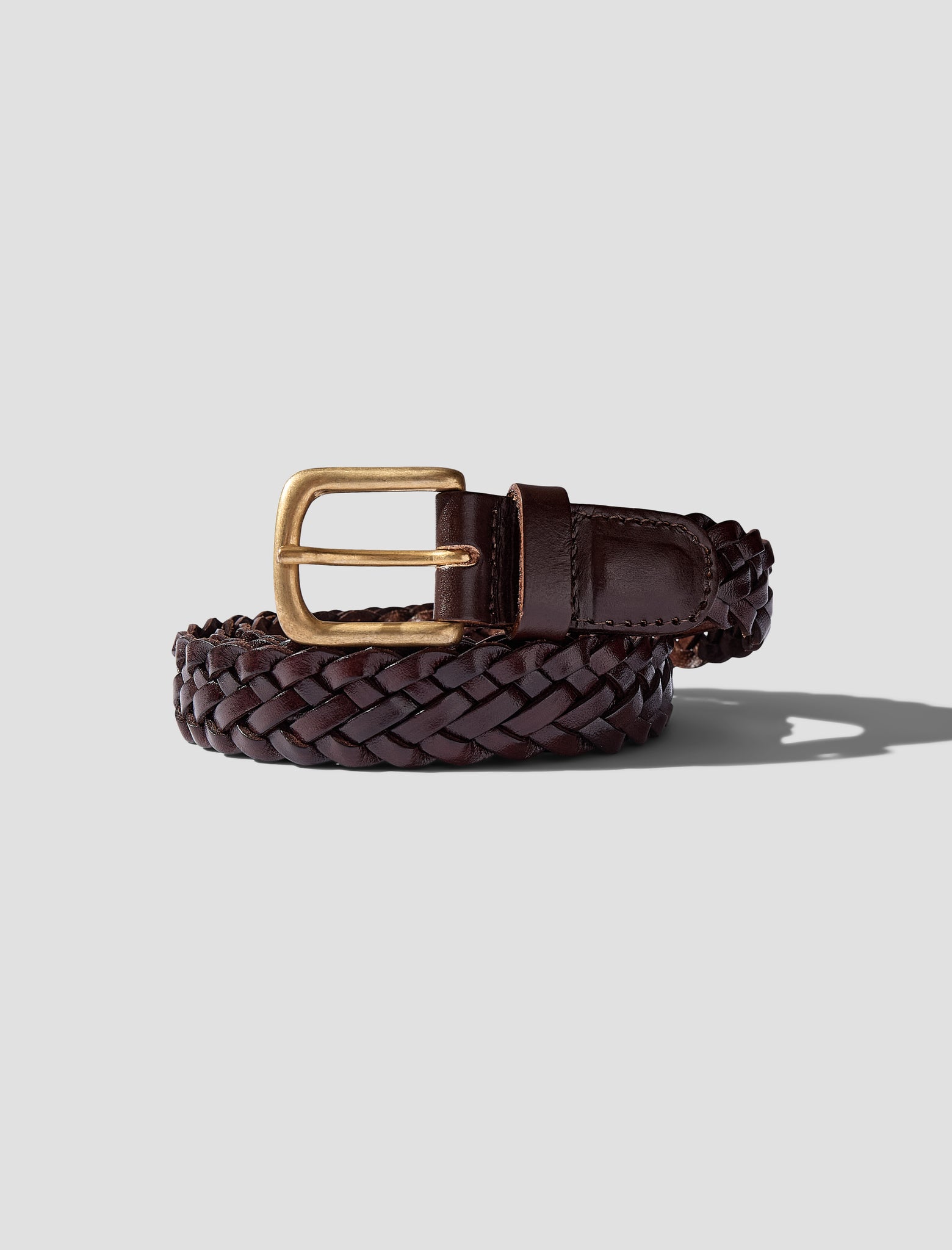 ANOTHER Belt 1.0, Braided Brown