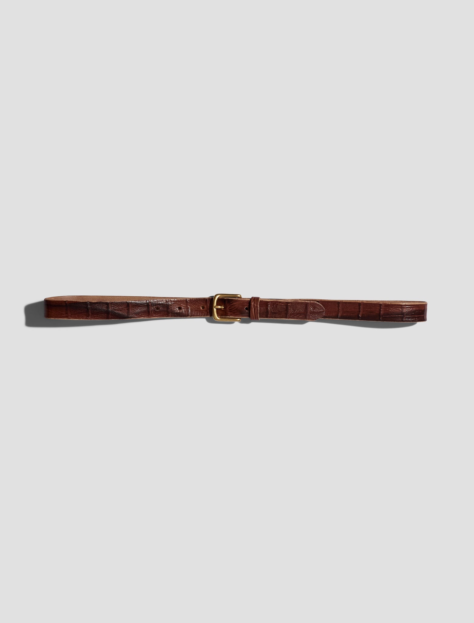 ANOTHER Belt 1.0, Brown Croc