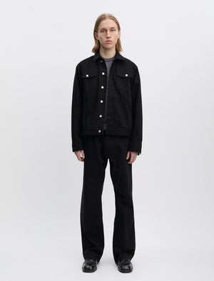 ジャケット・アウター basicks 2ND TYPE DENIM JACKET BLACK BASICKS（ベイシックス） デニムジャケット gジャン 「BASICKS/ベイ