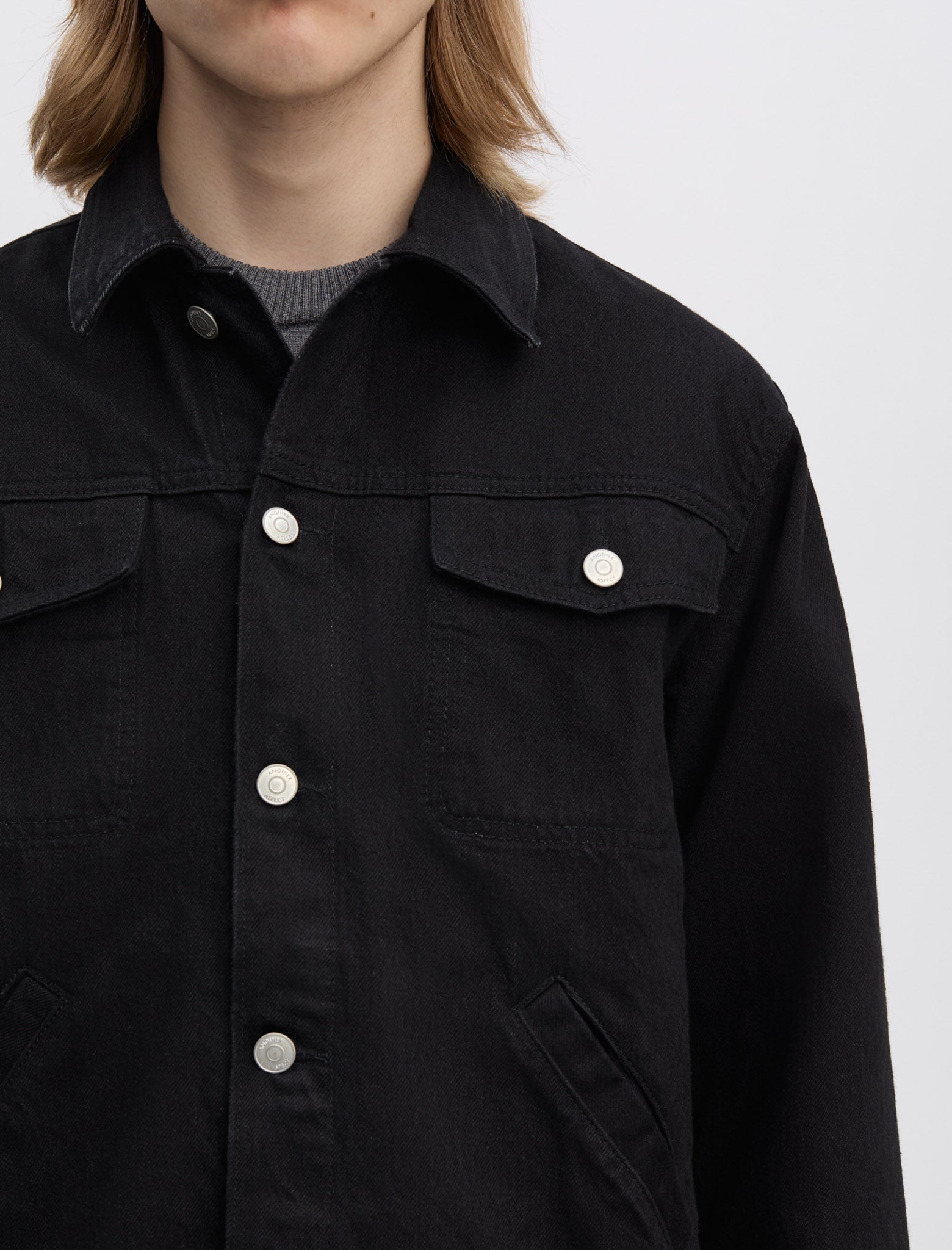 ANOTHER Denim Jacket 2.0, Black - ANOTHER ASPECT