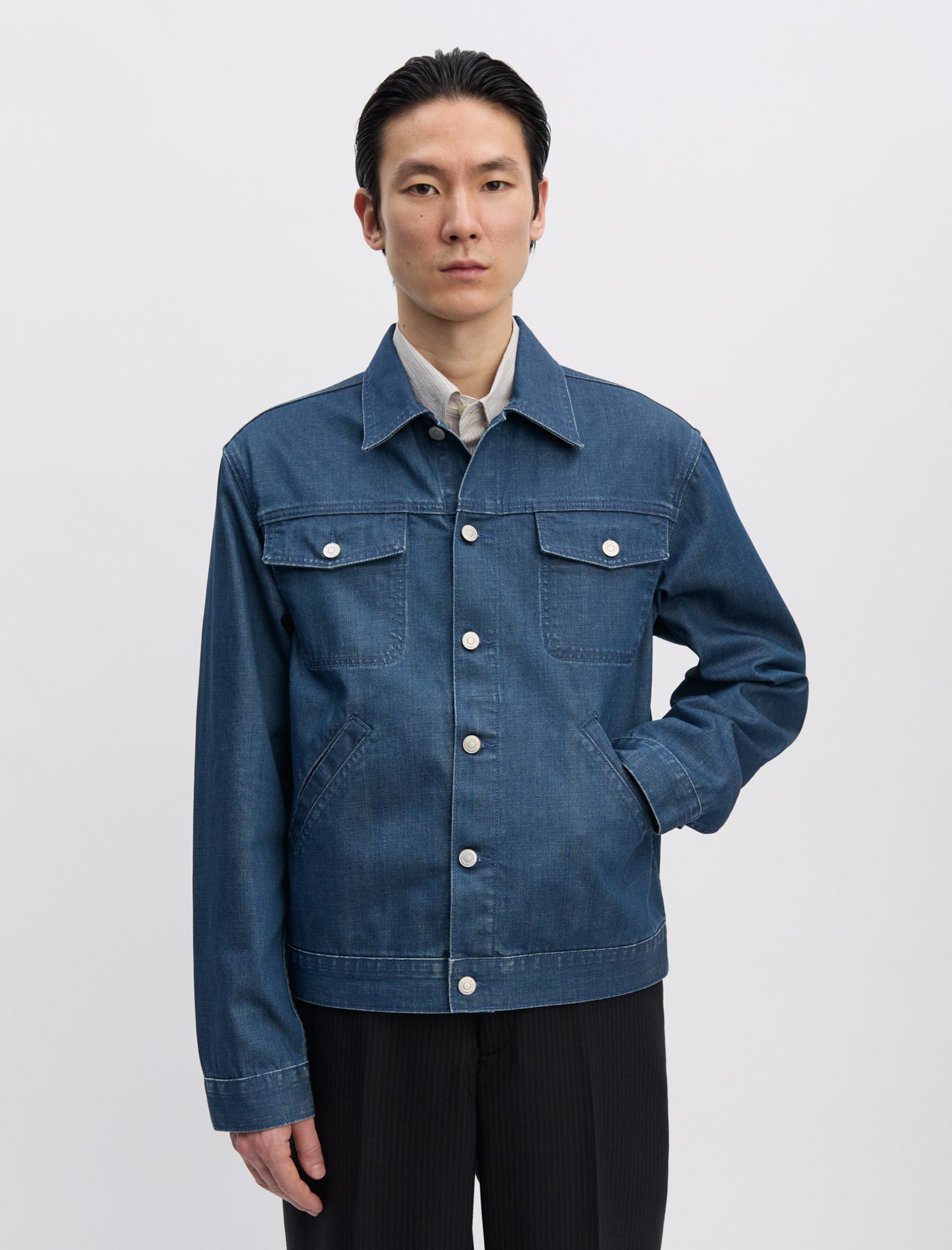 ANOTHER Denim Jacket 2.0, Blue Rinse - ANOTHER ASPECT