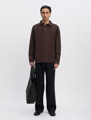 ANOTHER Polo Shirt 1.0, Antique Brown - ANOTHER ASPECT