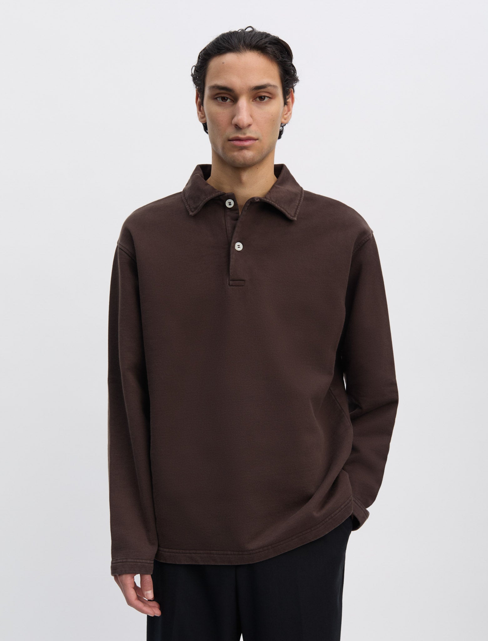 ANOTHER Polo Shirt 1.0, Antique Brown - ANOTHER ASPECT