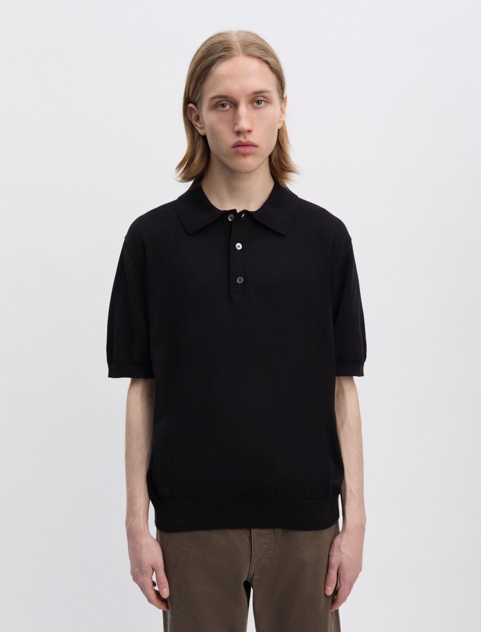 ANOTHER Polo Shirt 3.0, Black - ANOTHER ASPECT