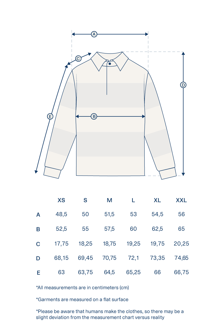 ANOTHER Rugby Polo 1.0, Navy Brown Stripe - ANOTHER ASPECT ANOTHER Rugby Polo 1.0, Navy Brown Stripe - ANOTHER ASPECT