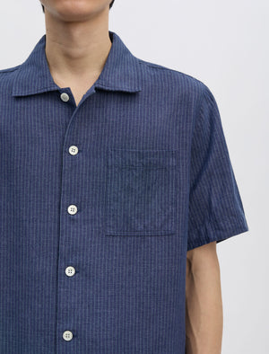 ANOTHER Shirt 2.0, Indigo Stripe - ANOTHER ASPECT