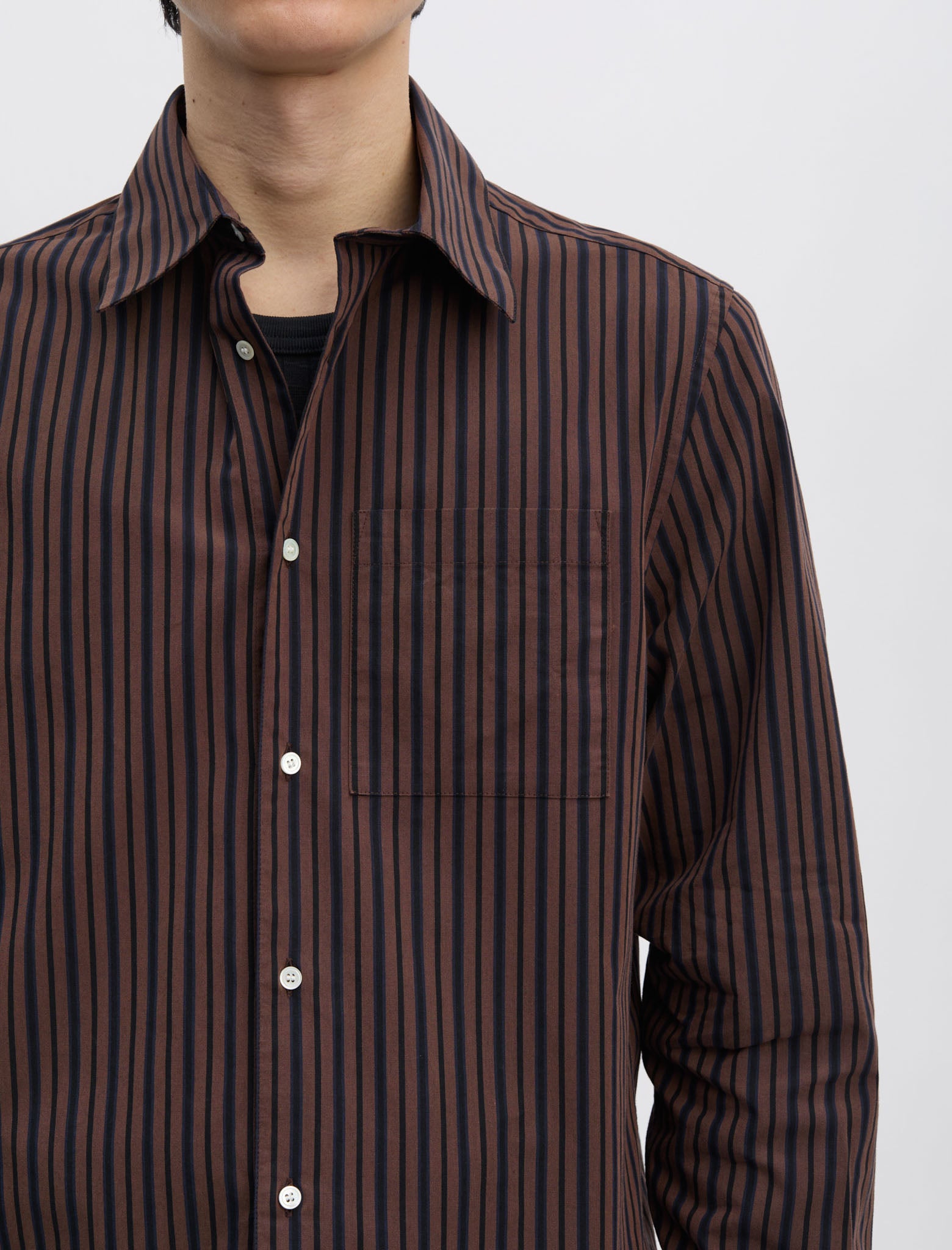 Another Aspect Shirt 3.0 - Brown/Black Stripe