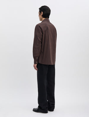 ANOTHER Shirt 3.0, Brown/Black Stripe