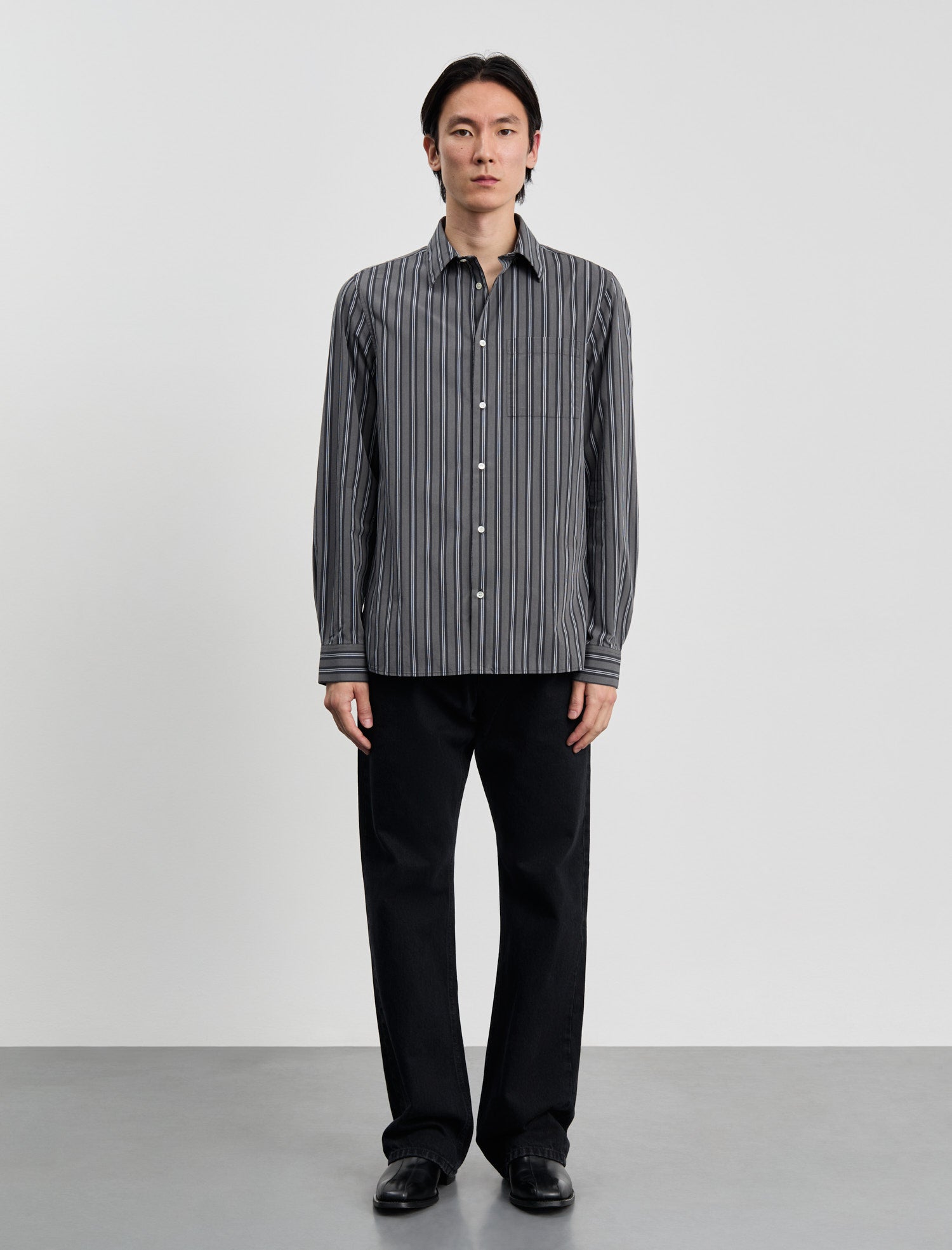 ANOTHER Shirt 3.0, Charcoal Stripe