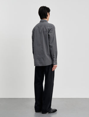 ANOTHER Shirt 3.0, Charcoal Stripe