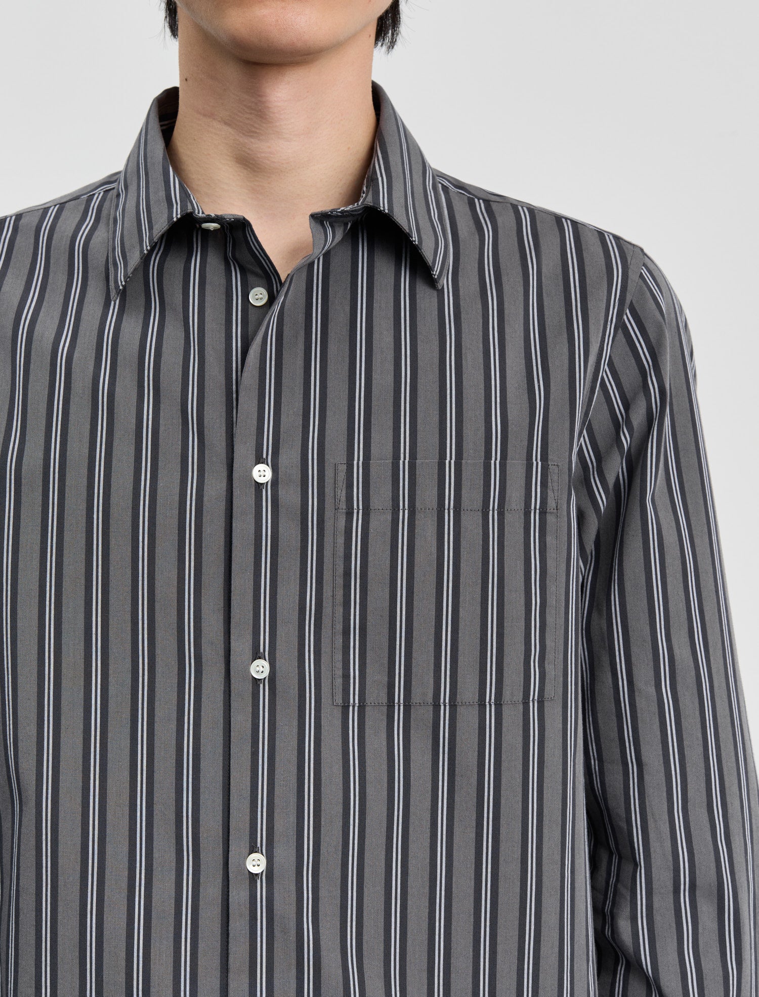 ANOTHER Shirt 3.0, Charcoal Stripe