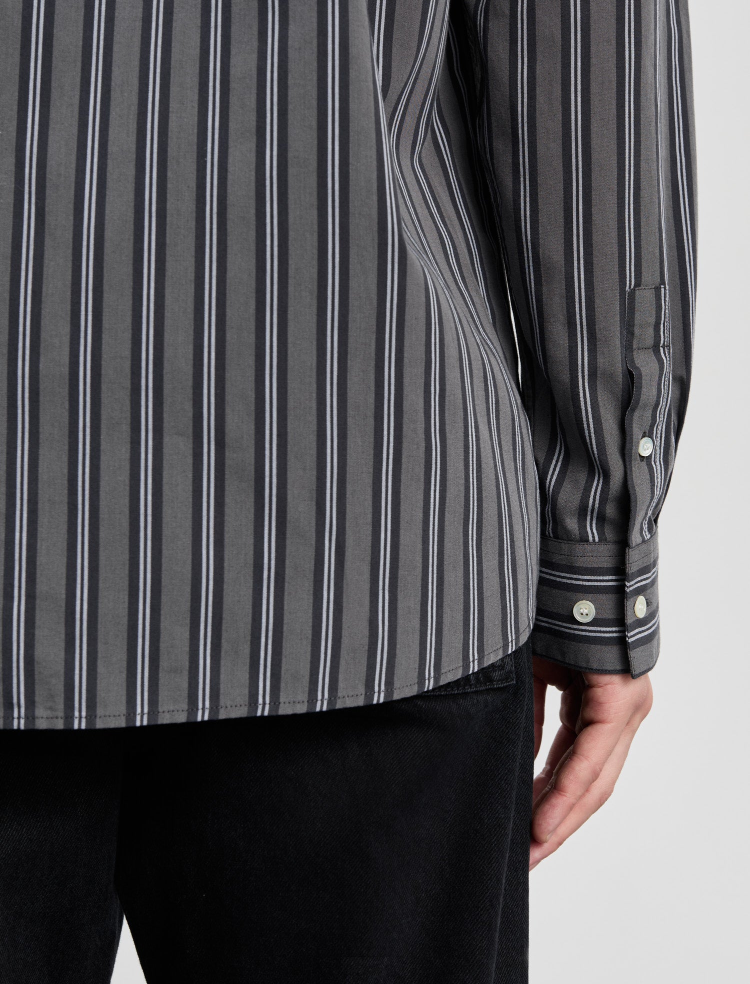 ANOTHER Shirt 3.0, Charcoal Stripe