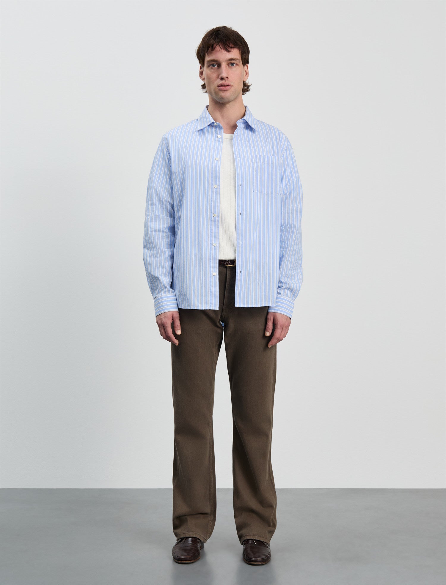 ANOTHER Shirt 3.0, Light Blue Stripe