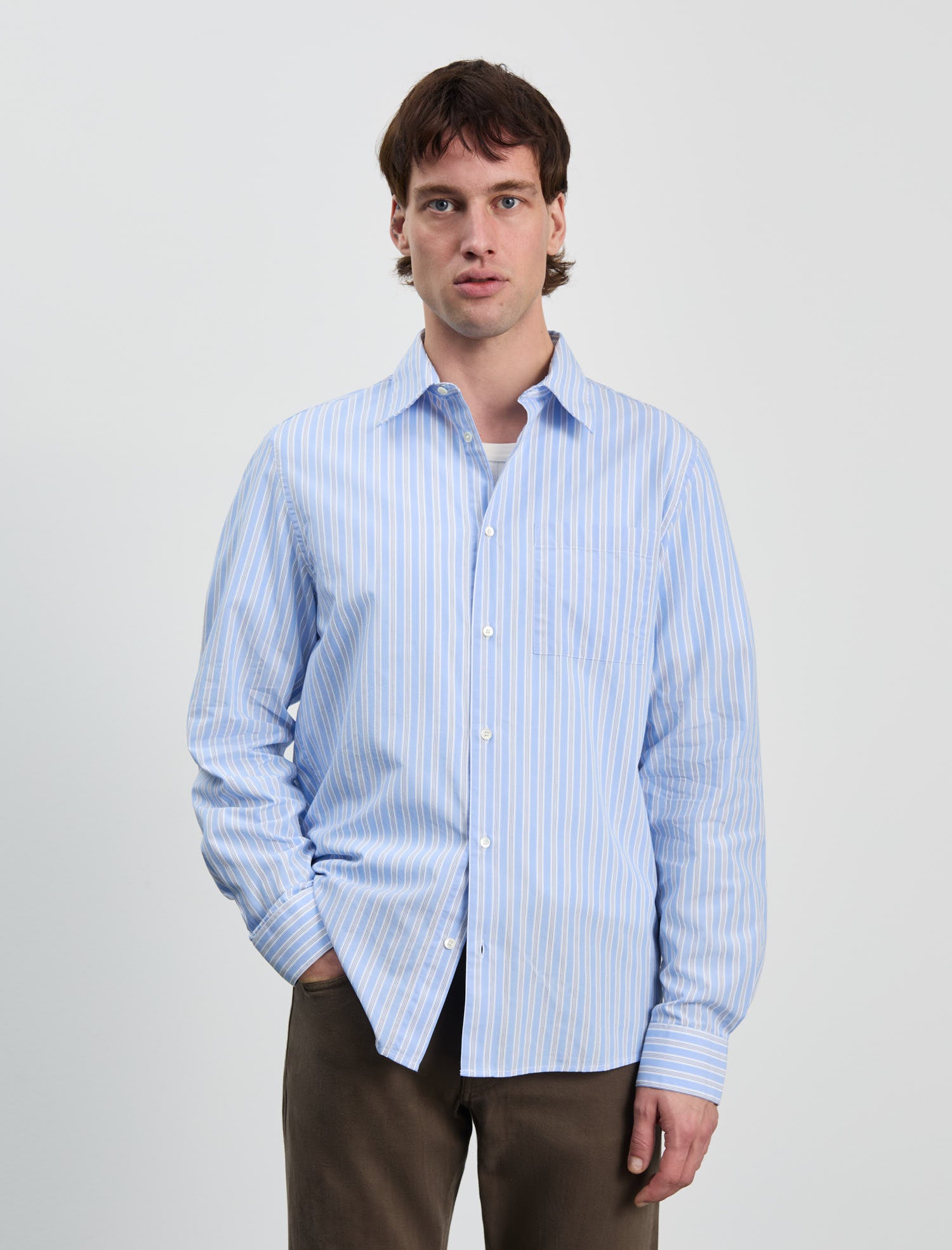 ANOTHER Shirt 3.0, Light Blue Stripe