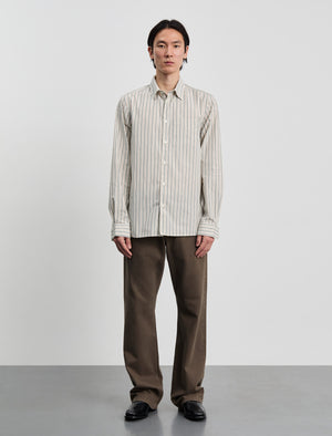 ANOTHER Shirt 3.0, Small Green Stripe